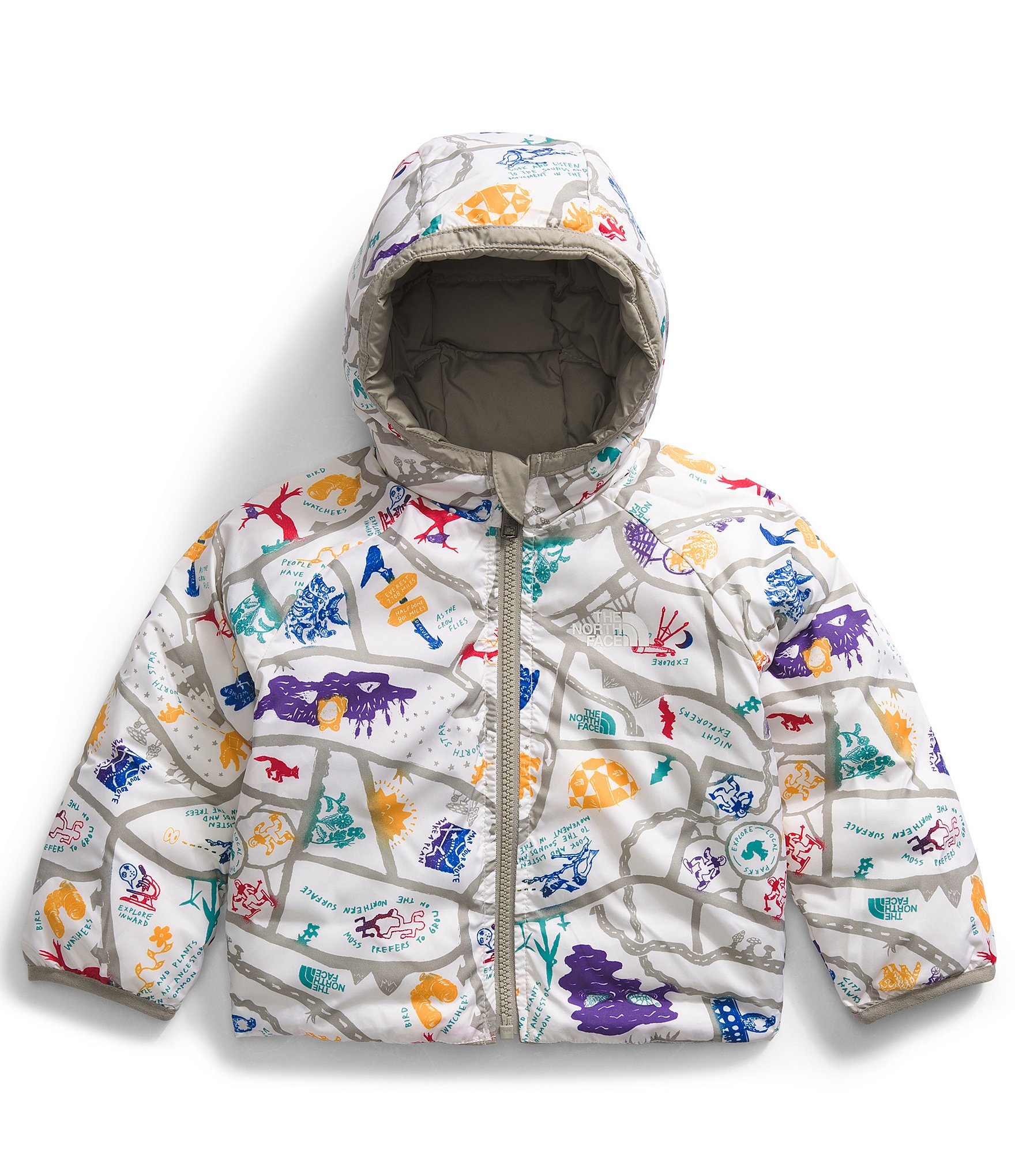 The North Face Baby 3-24 Months Long Sleeve Reversible Perrito Hooded Jacket