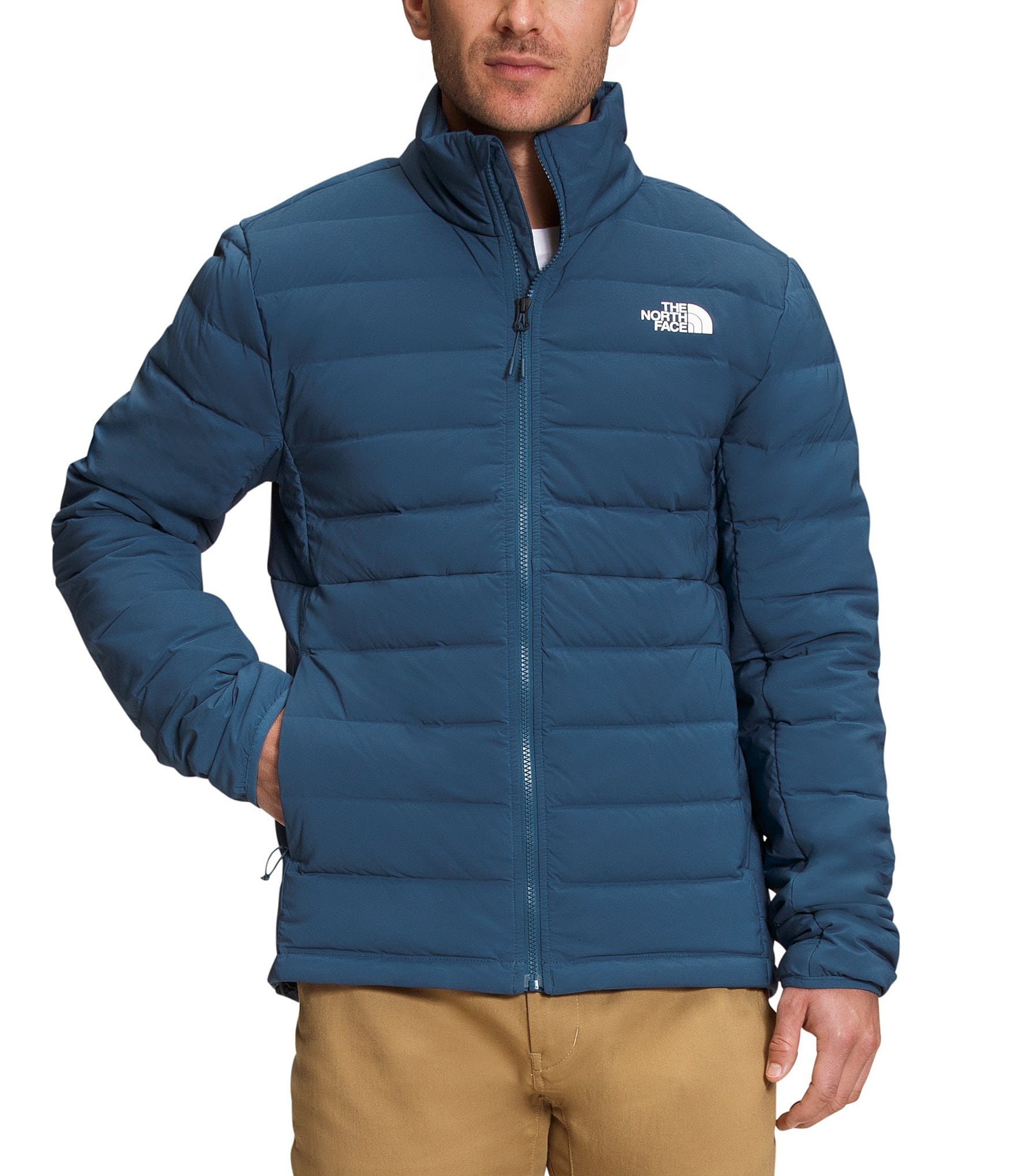 The North Face Belleview Stretch Down Snow Zip Front Ski Jacket | Dillard's
