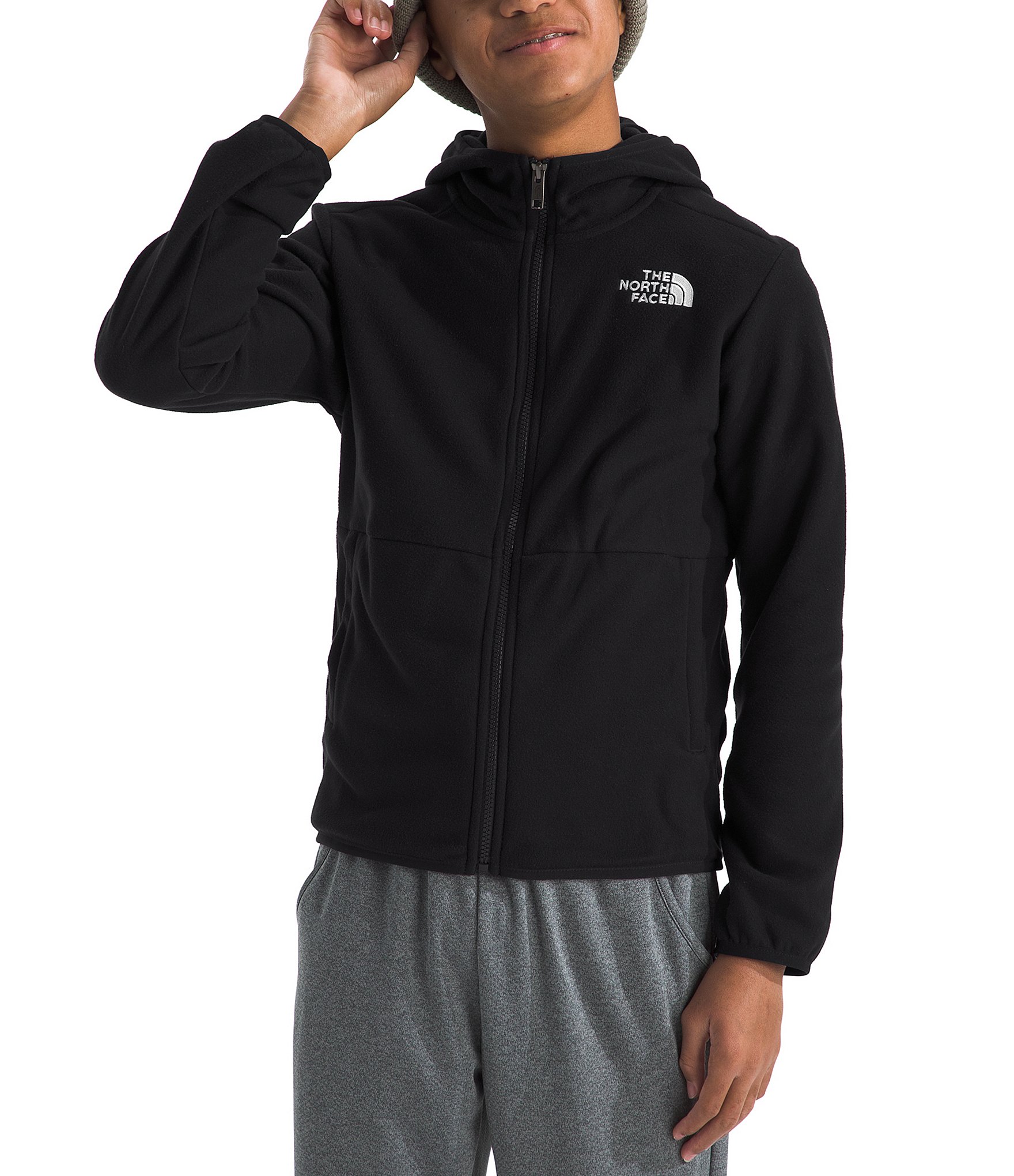 The North Face Big Boys 8-20 Long Sleeve Glacier Full-Zip Hooded Jacket