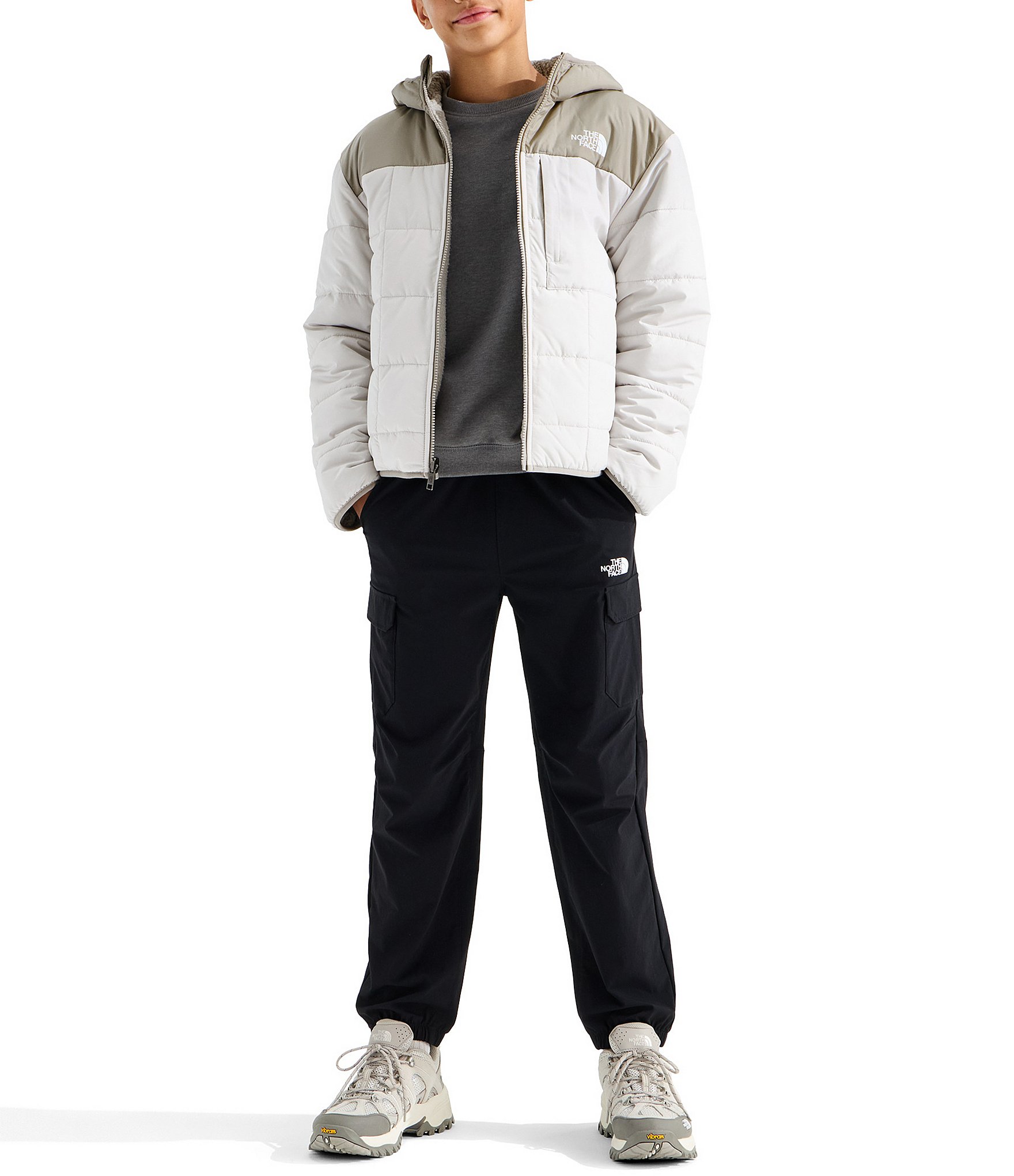 The North Face Big Boys Reversible Shasta Full-Zip Hooded Jacket