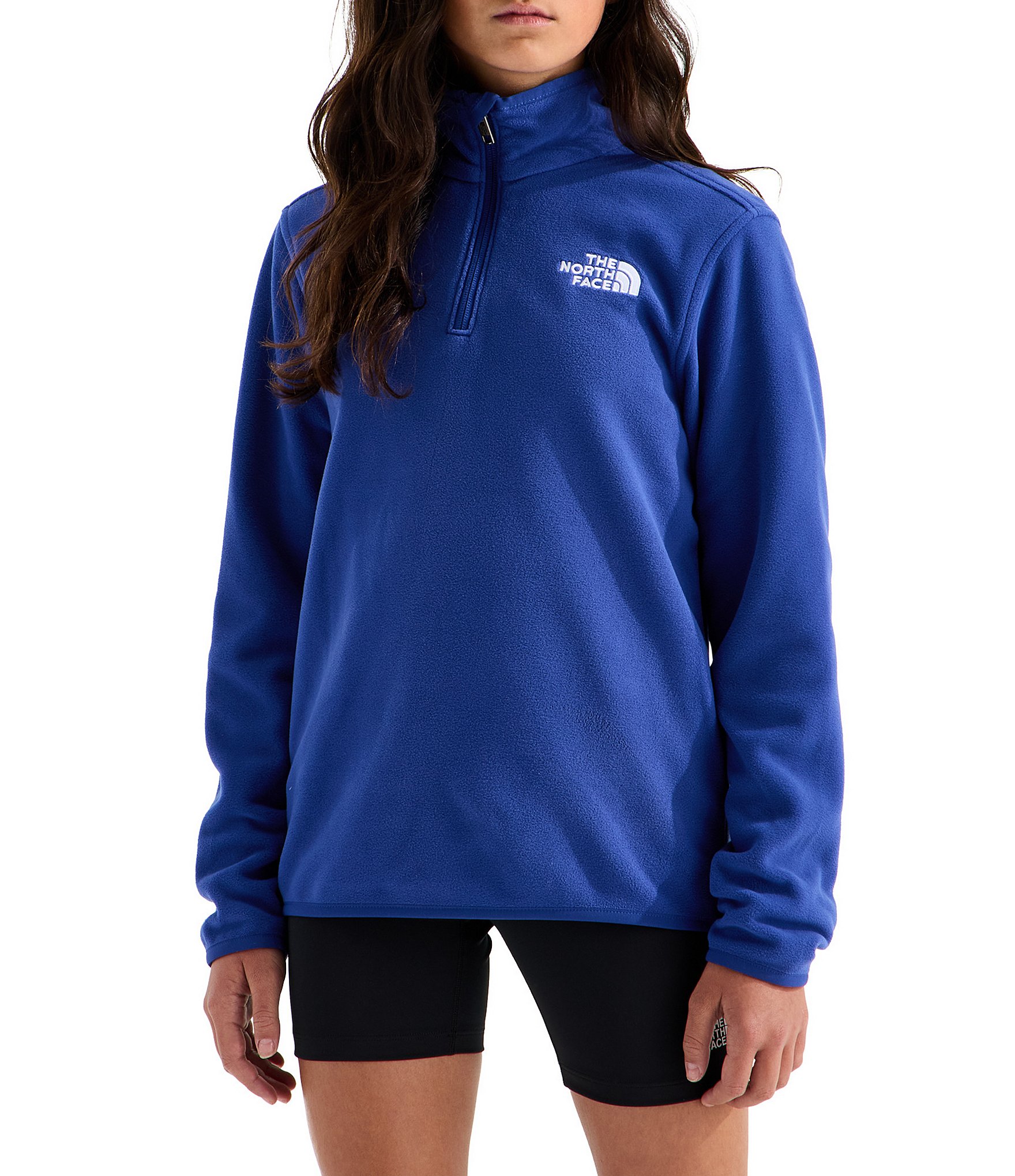 The North Face Big Kids Long Sleeve Glacier Zip-Pullover
