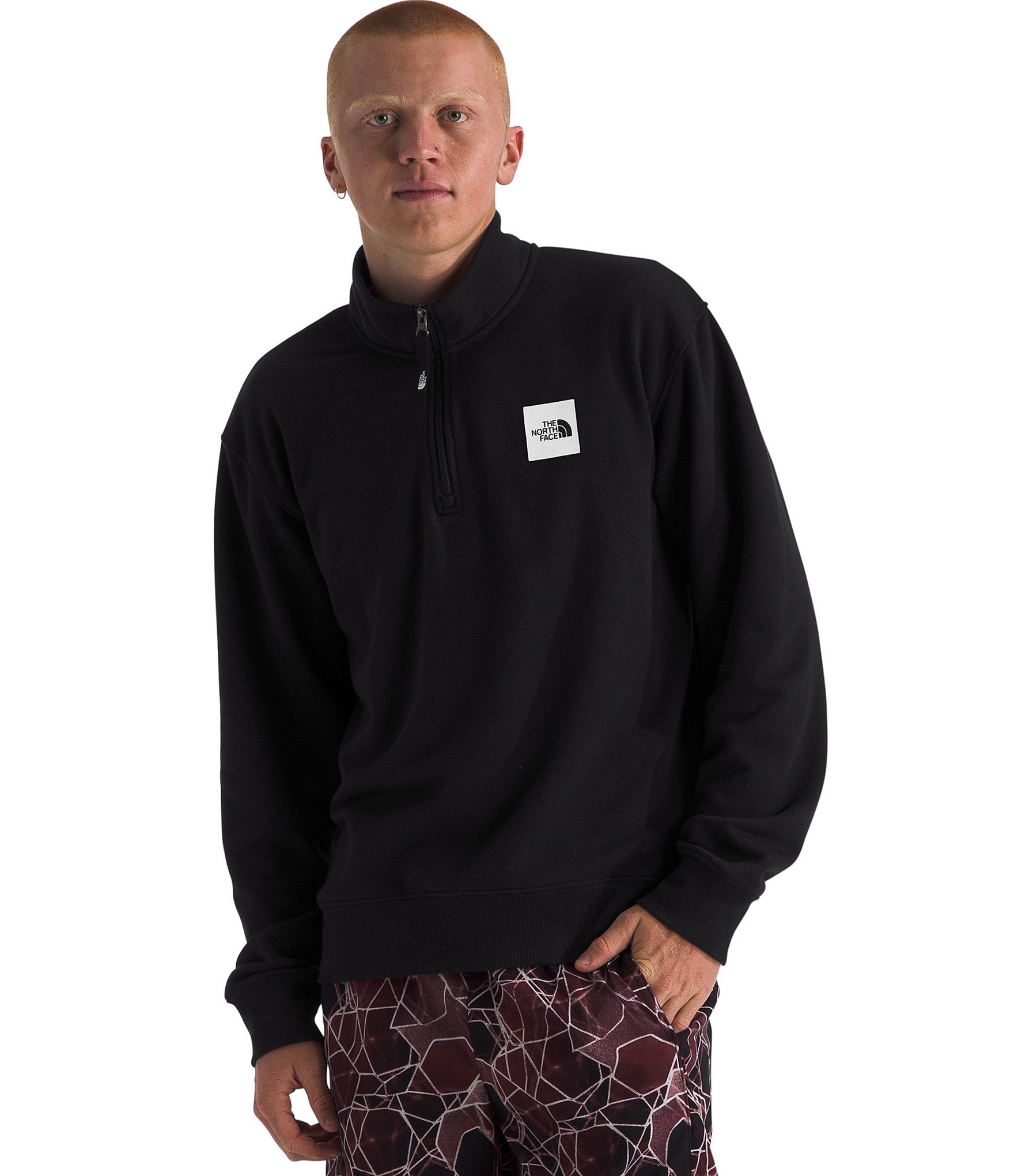 The North Face Box Half Dome 1/4 Zip Pullover | Dillard's