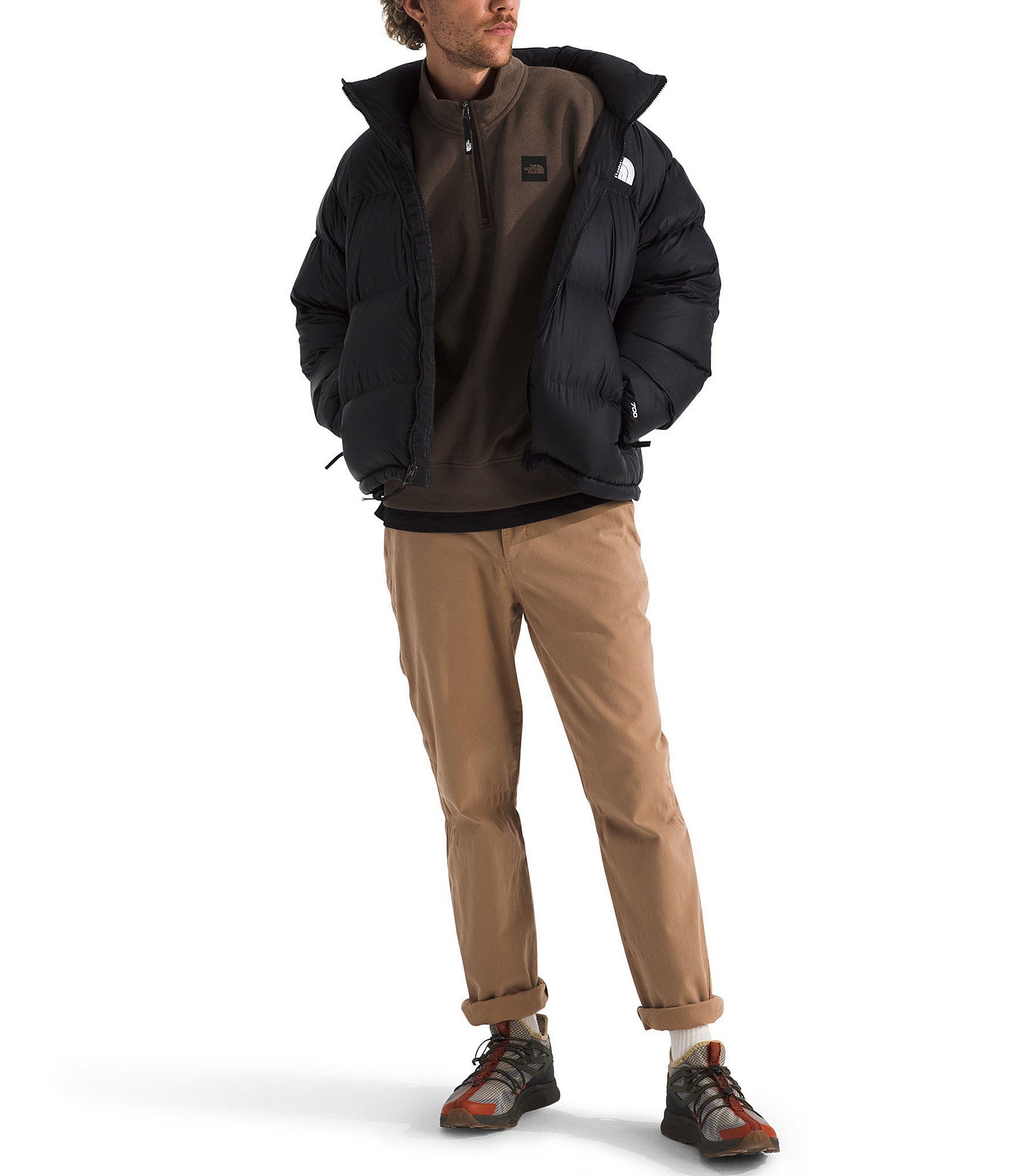 The North Face Box Half Dome Long Sleeve Quarter Zip Pullover