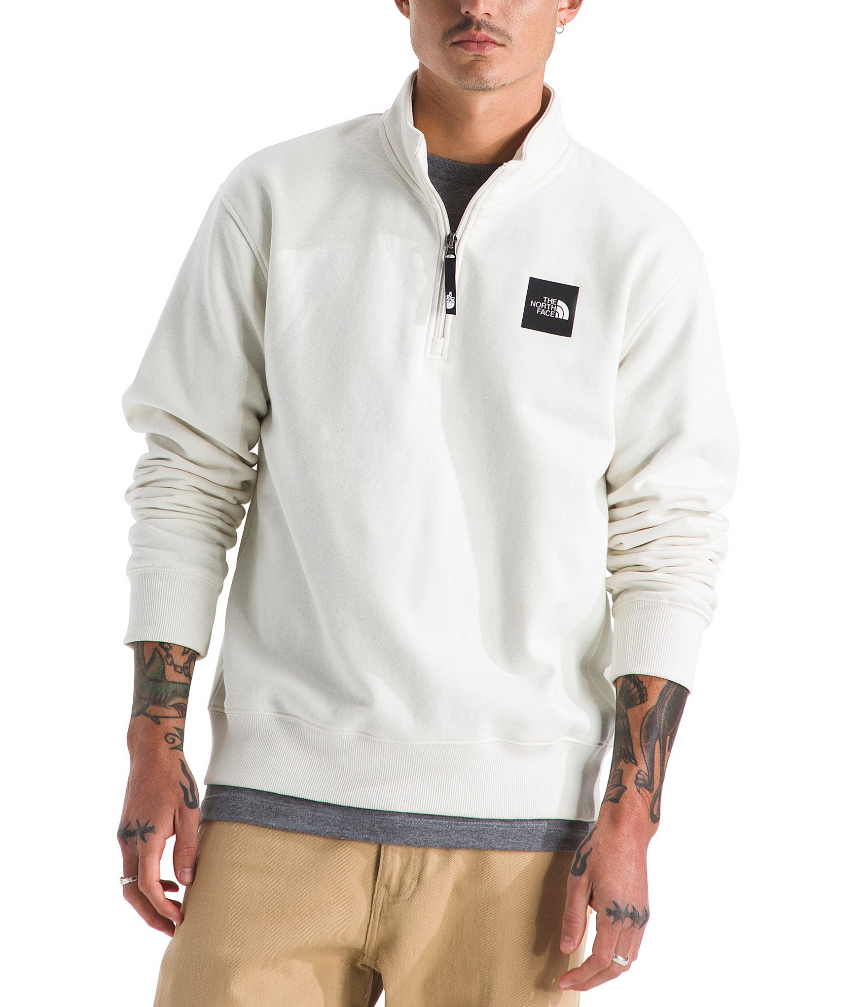 The North Face Box Half Done Quarter-Zip Pullover | Dillard's