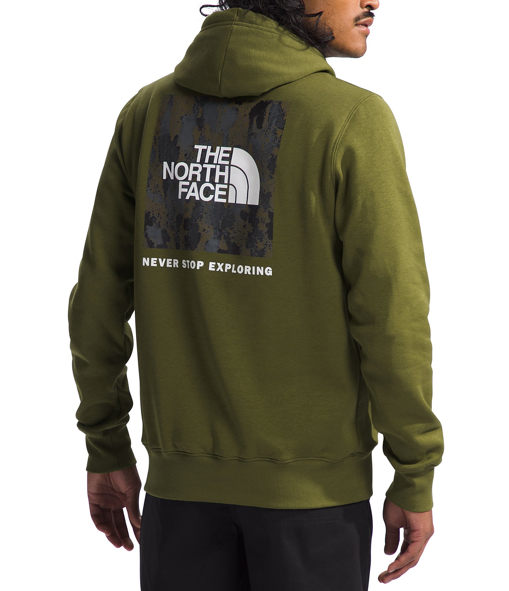 North face never stop exploring online sweatshirt