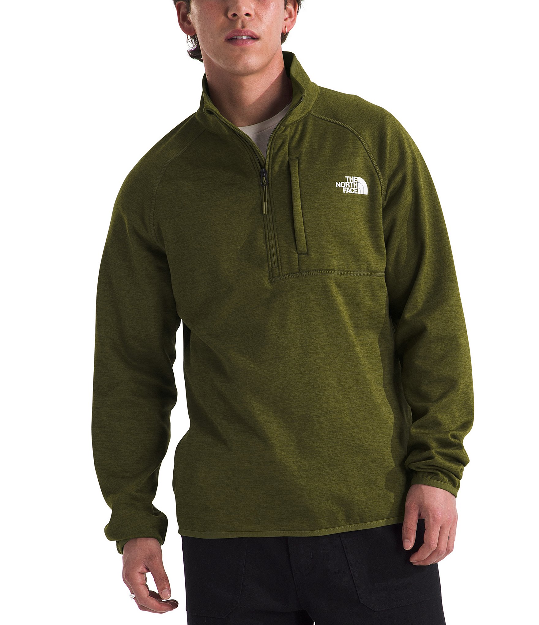 North face fleece half zip best sale