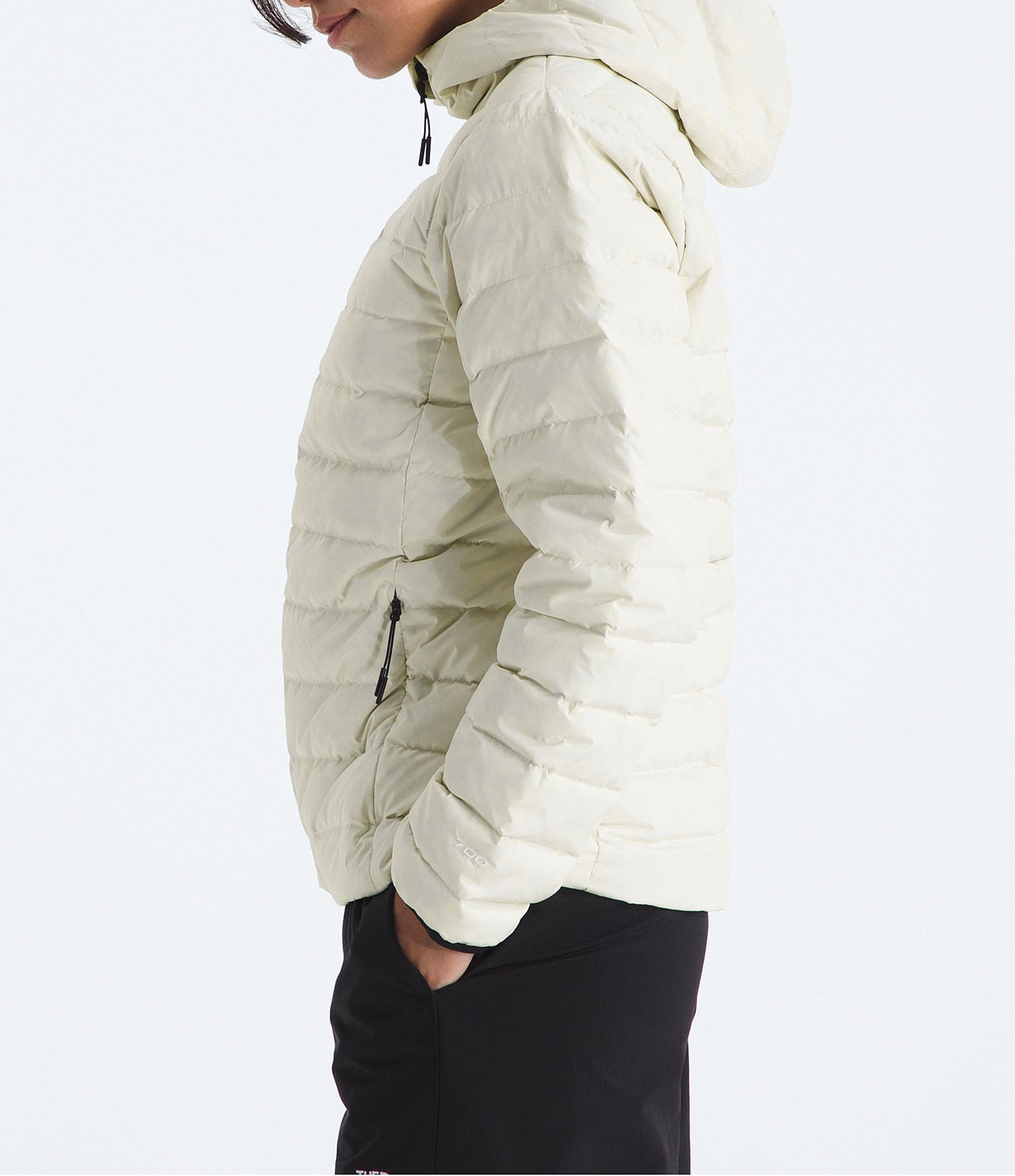 The North Face Classic Down Hooded Zip Front Jacket