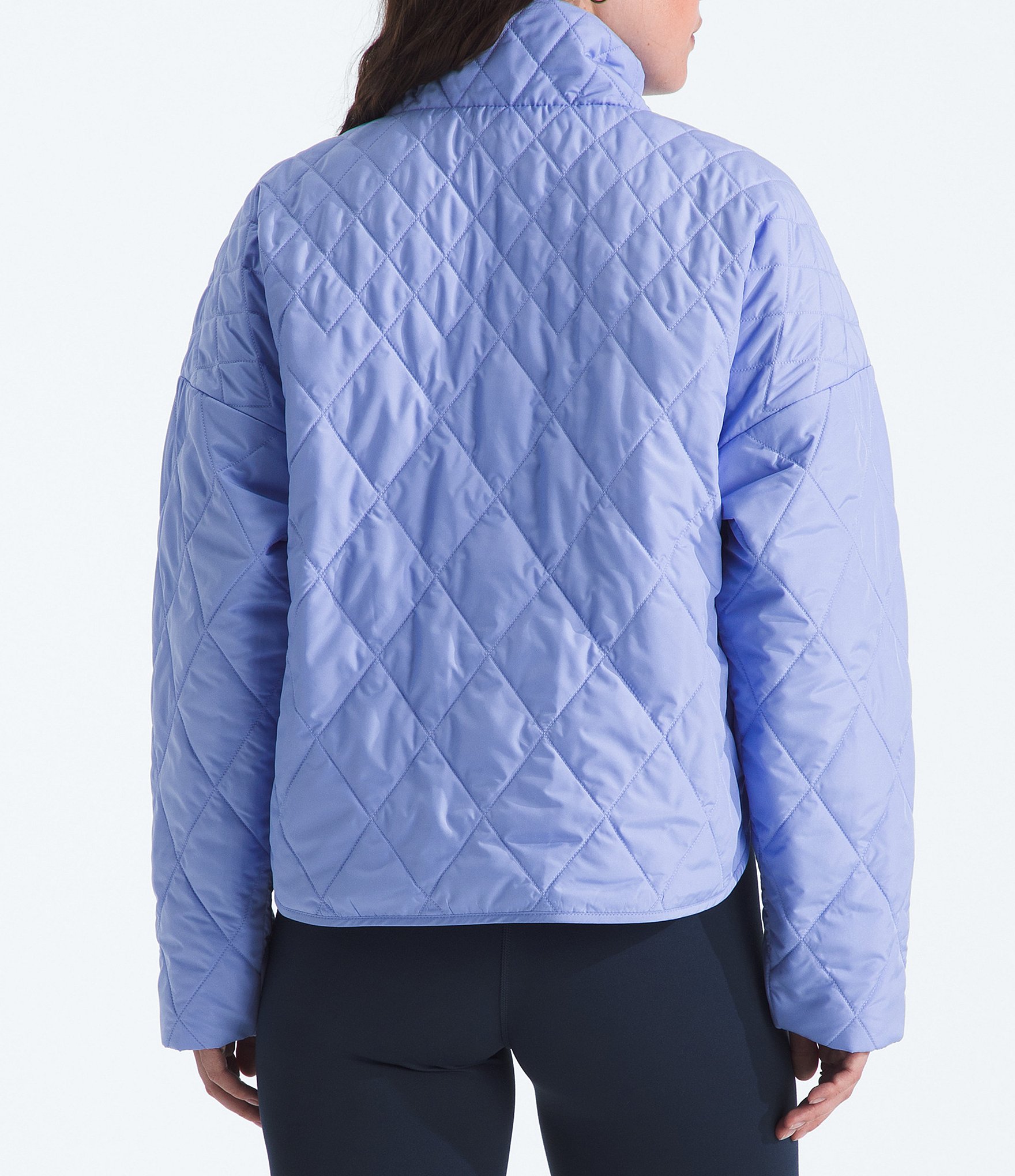 The North Face Diamond Quilt Peak Insulated Zip Front Jacket