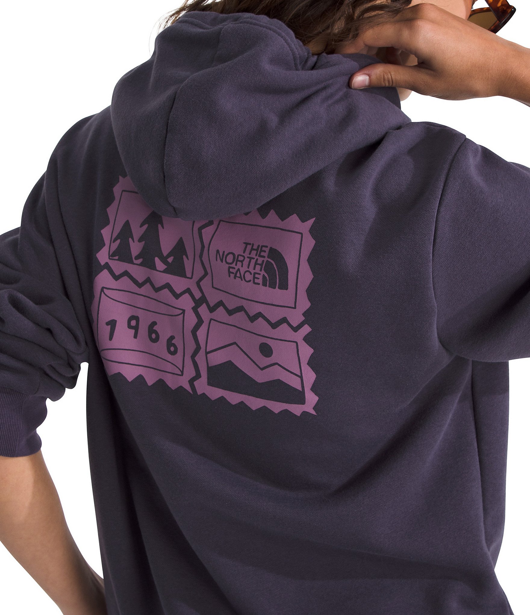 The North Face Exploring Stamps Regular Fit Pullover Hoodie