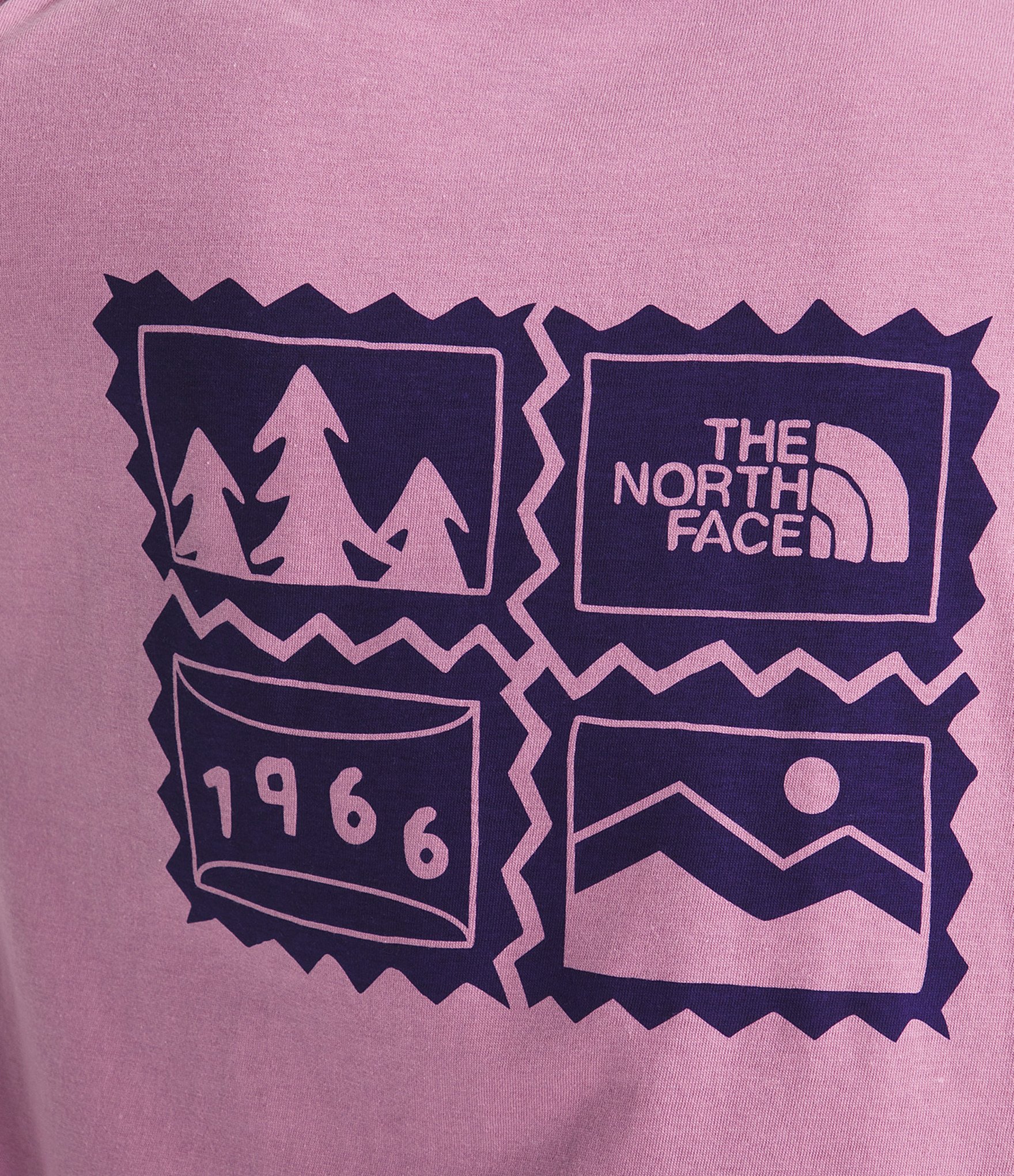 The North Face Exploring Stamps Relaxed Short Sleeve Soft Knit Tee