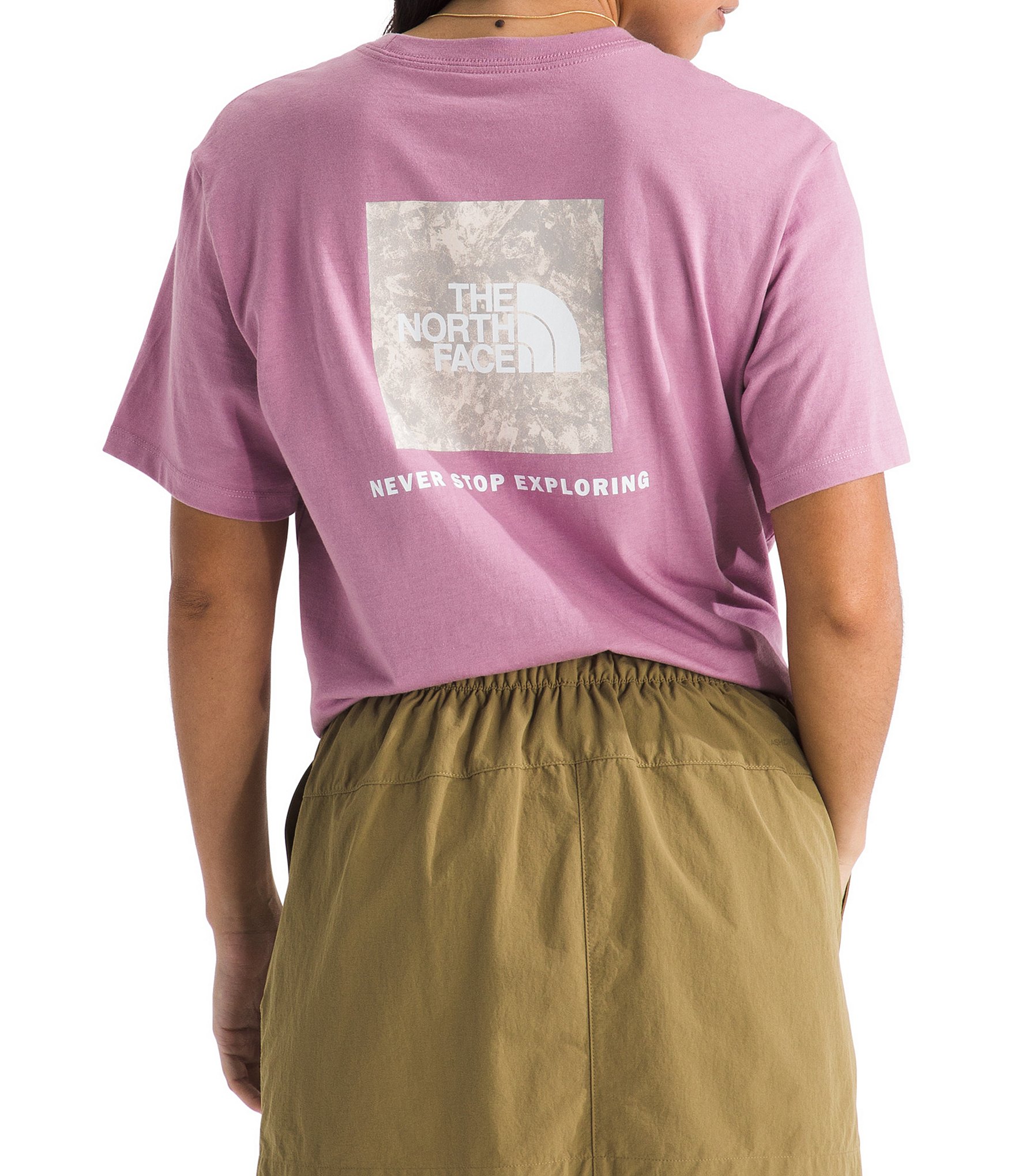 The North Face Glacier Drift Relaxed Short Sleeve Soft Cotton Blend Tee