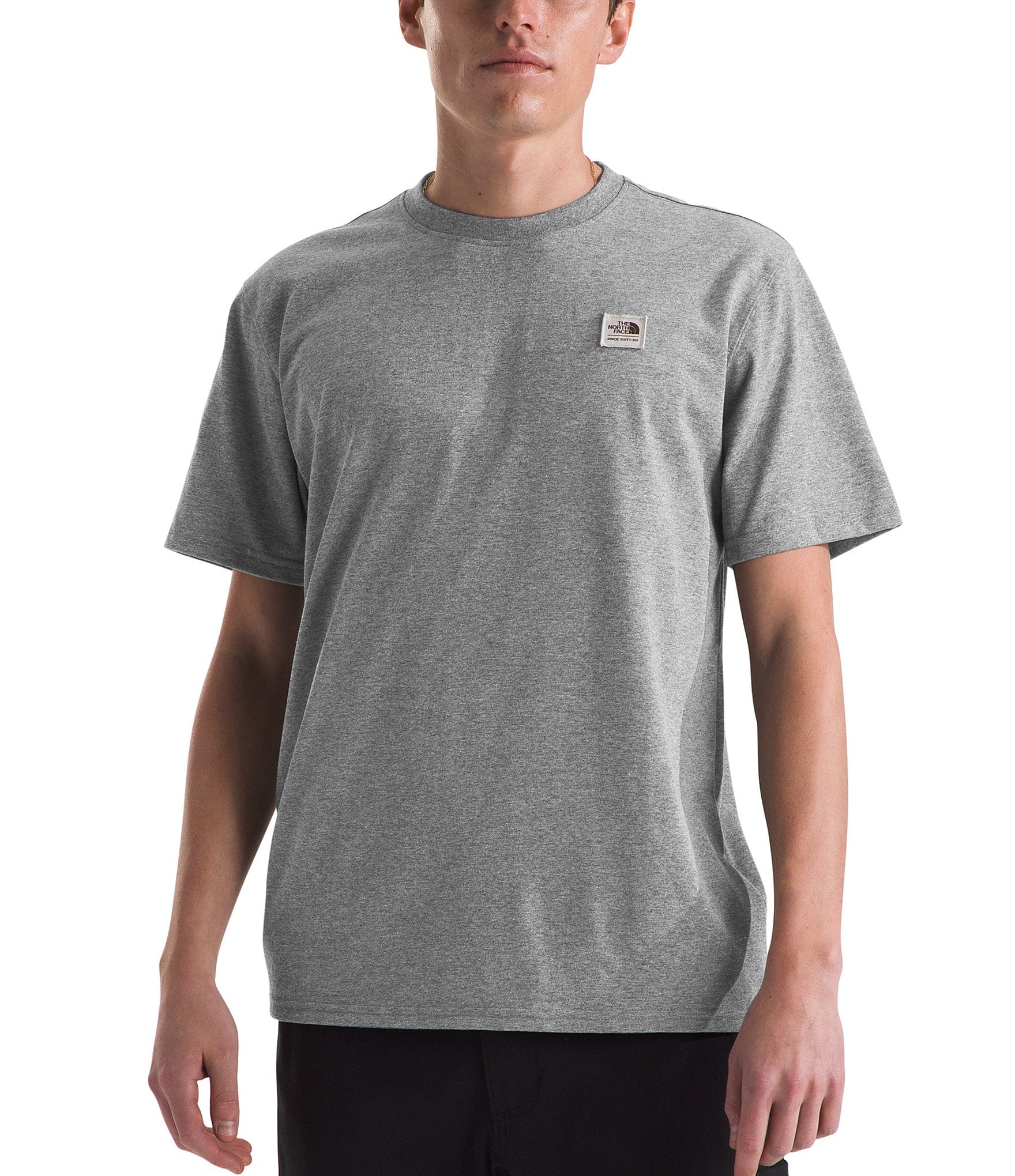 ★THE NORTH FACE★ Duro Short Sleeve T-Shirt CHARCOAL GREY N The North Face Mens Size L Gray Short Sleeve Pullover T