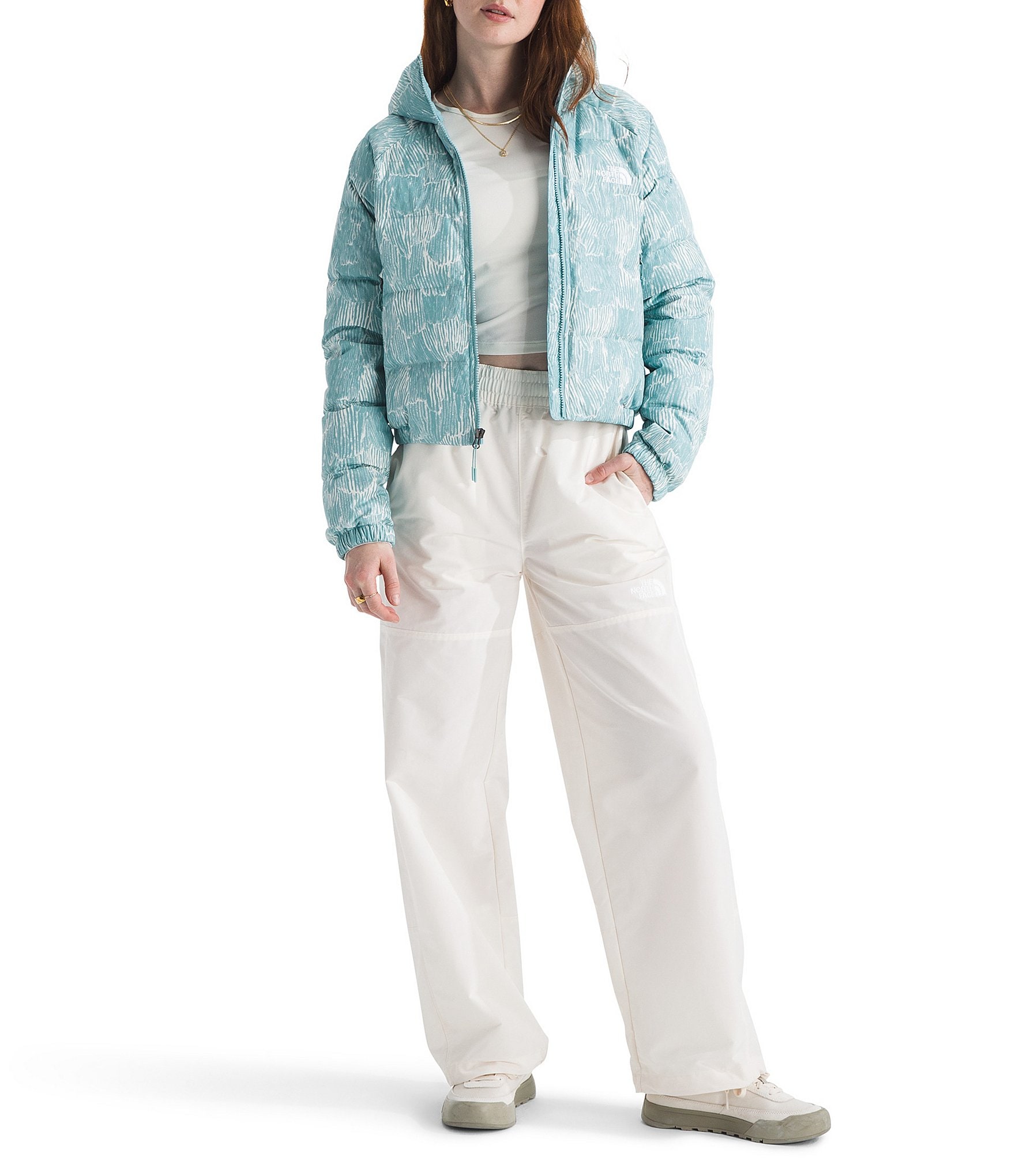 The North Face Hydrenalite Down Hoodie Zip Front Puffer Jacket