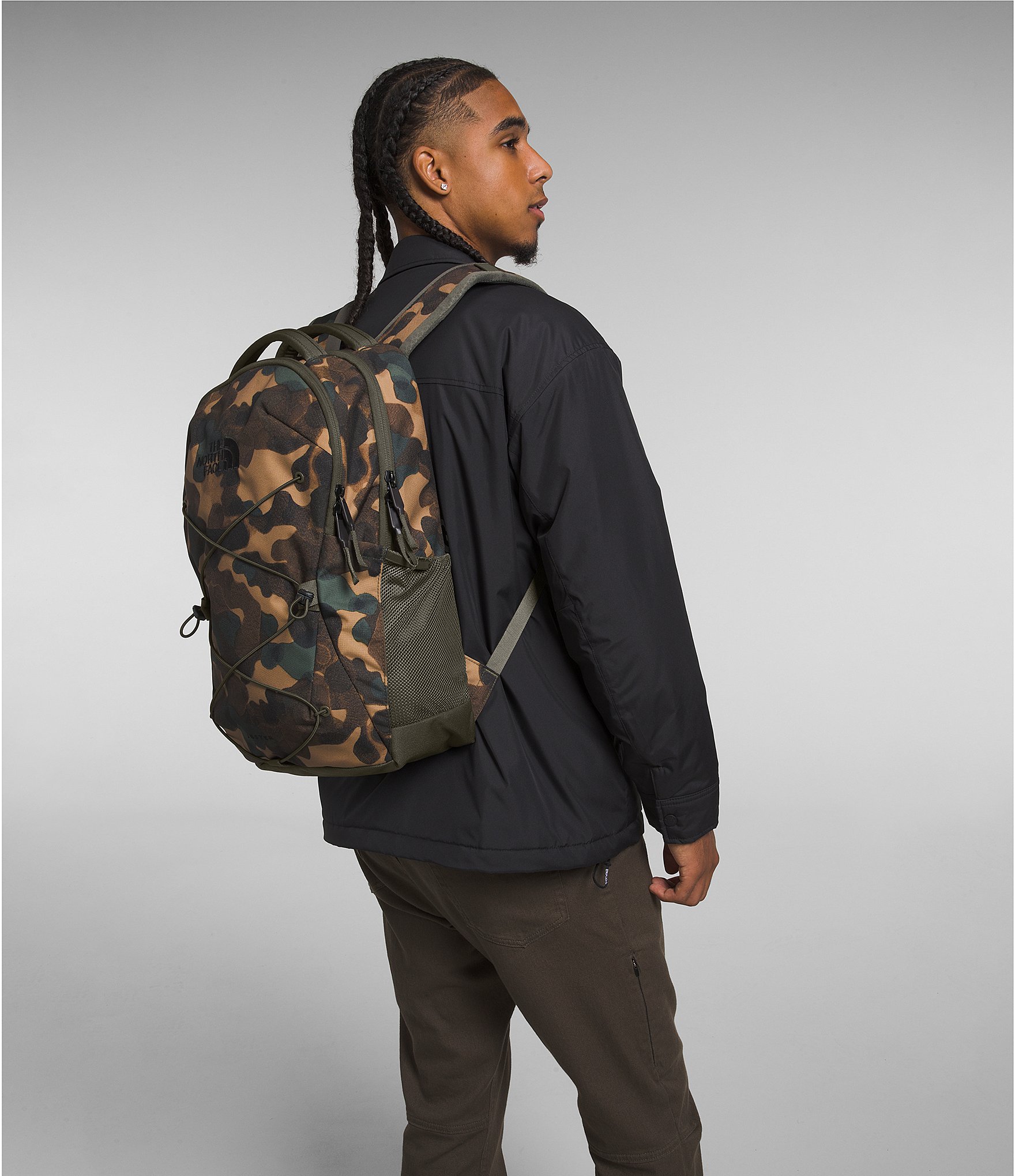 The North Face Jester Utility Brown Camoflage Print Jester Backpack