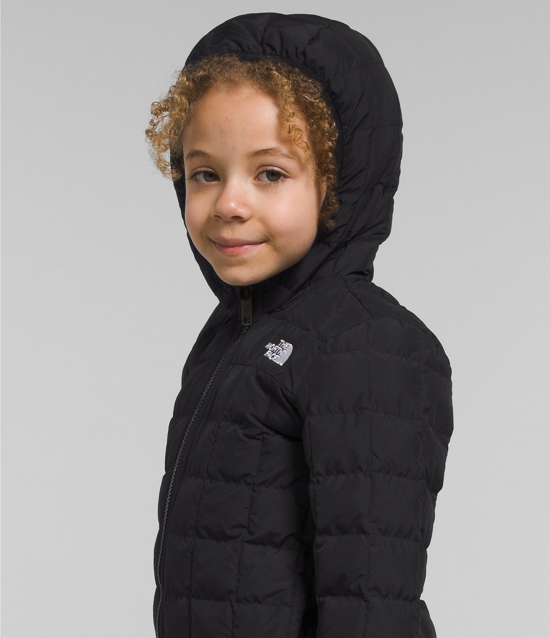 The North Face Kids 2T-7 Long Sleeve Reversible Thermoball Hooded Jacket