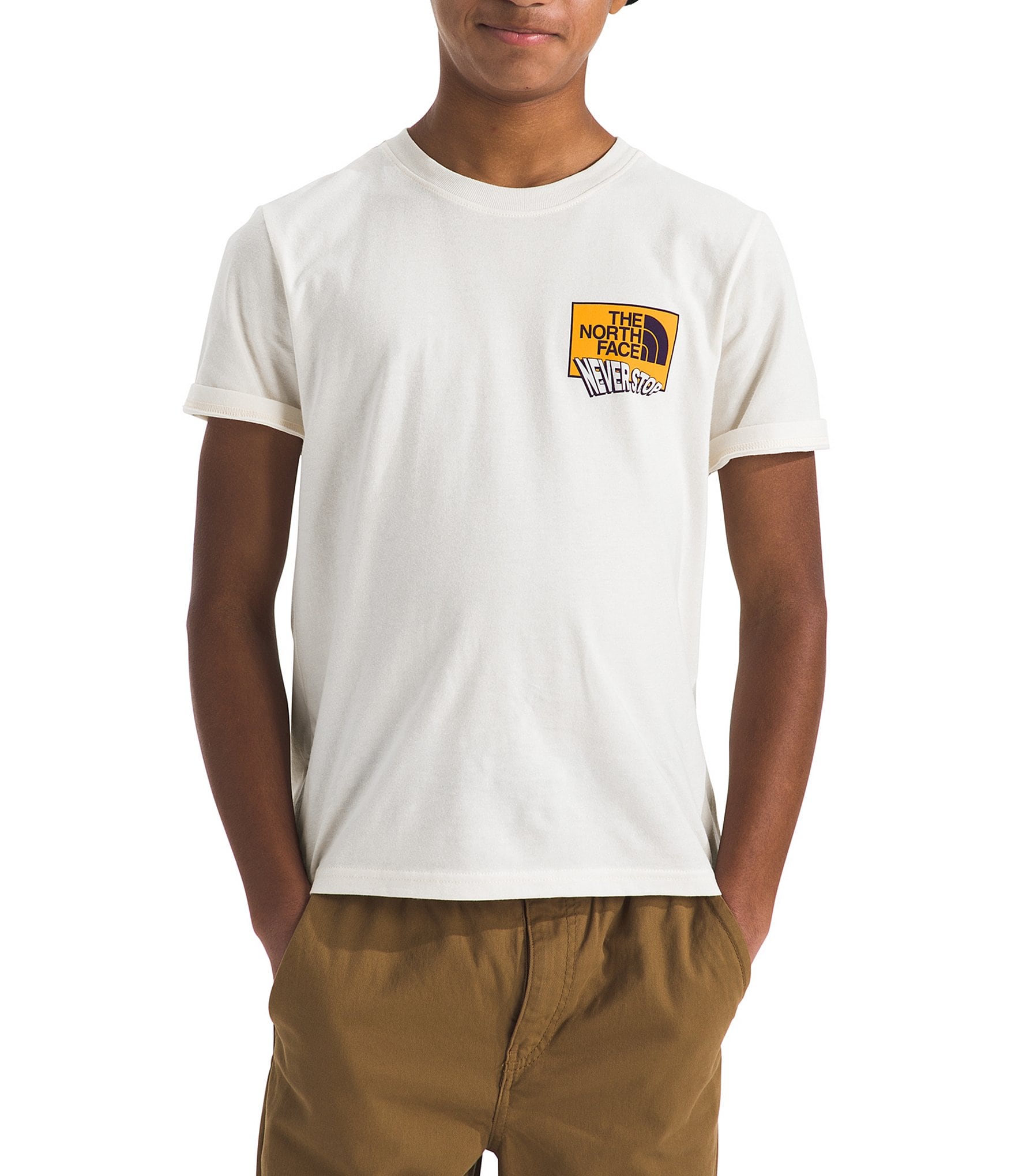 The North Face Kids 6-18 Short Sleeve TNF Athletes T-Shirt