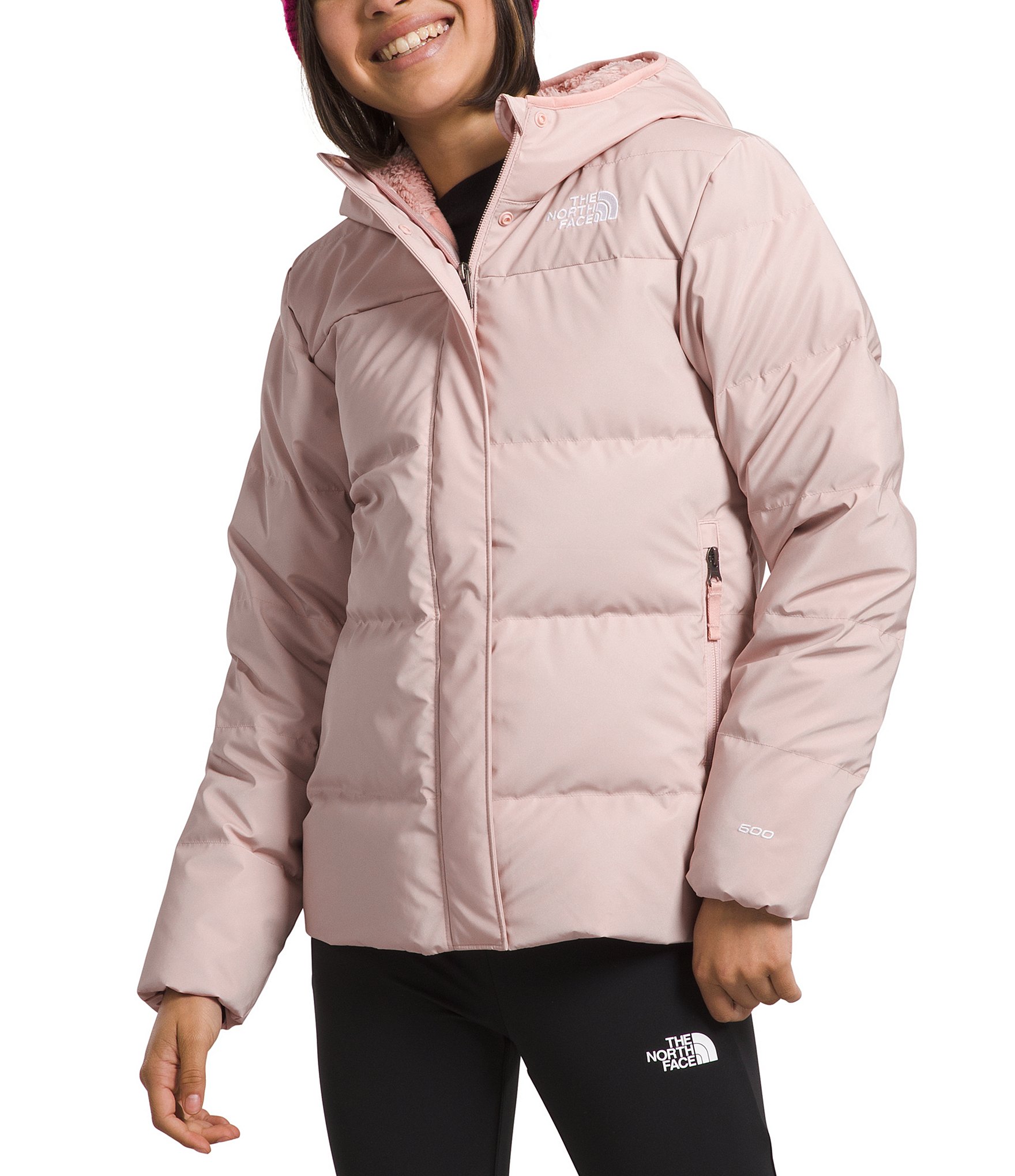 The North Face Little/ Big Girls 6-20 Long Sleeve North Down Fleece ...
