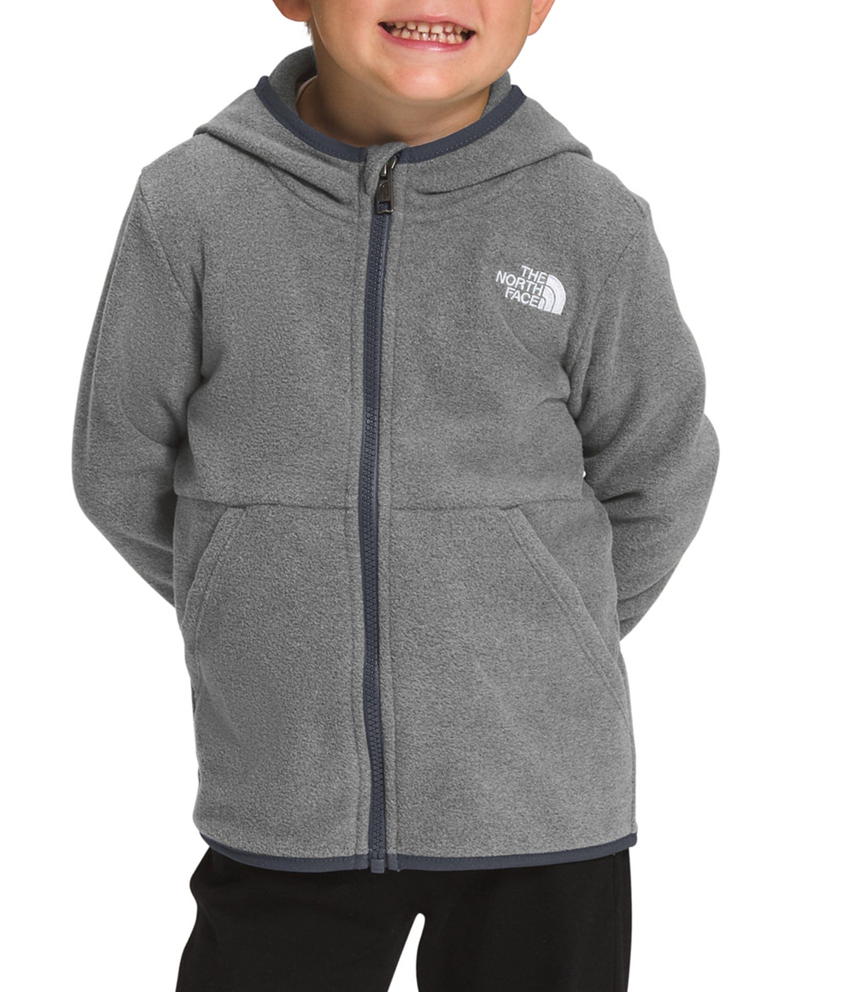 The North Face Little Boys 2T-7 Glacier Long-Sleeve Heathered