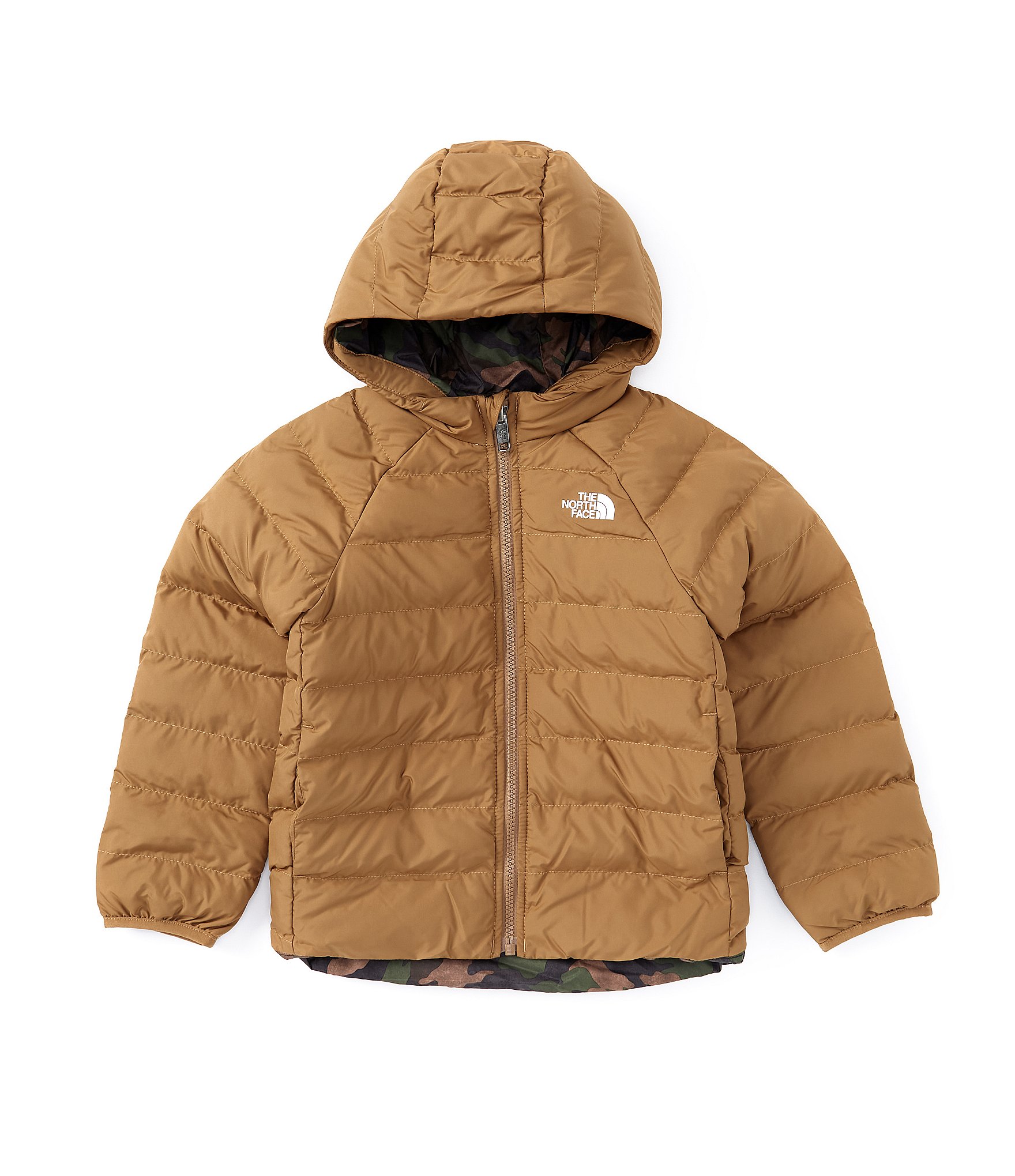 The North Face Little Boys 2T-7 Long Sleeve Reversible Perrito Hooded Jacket