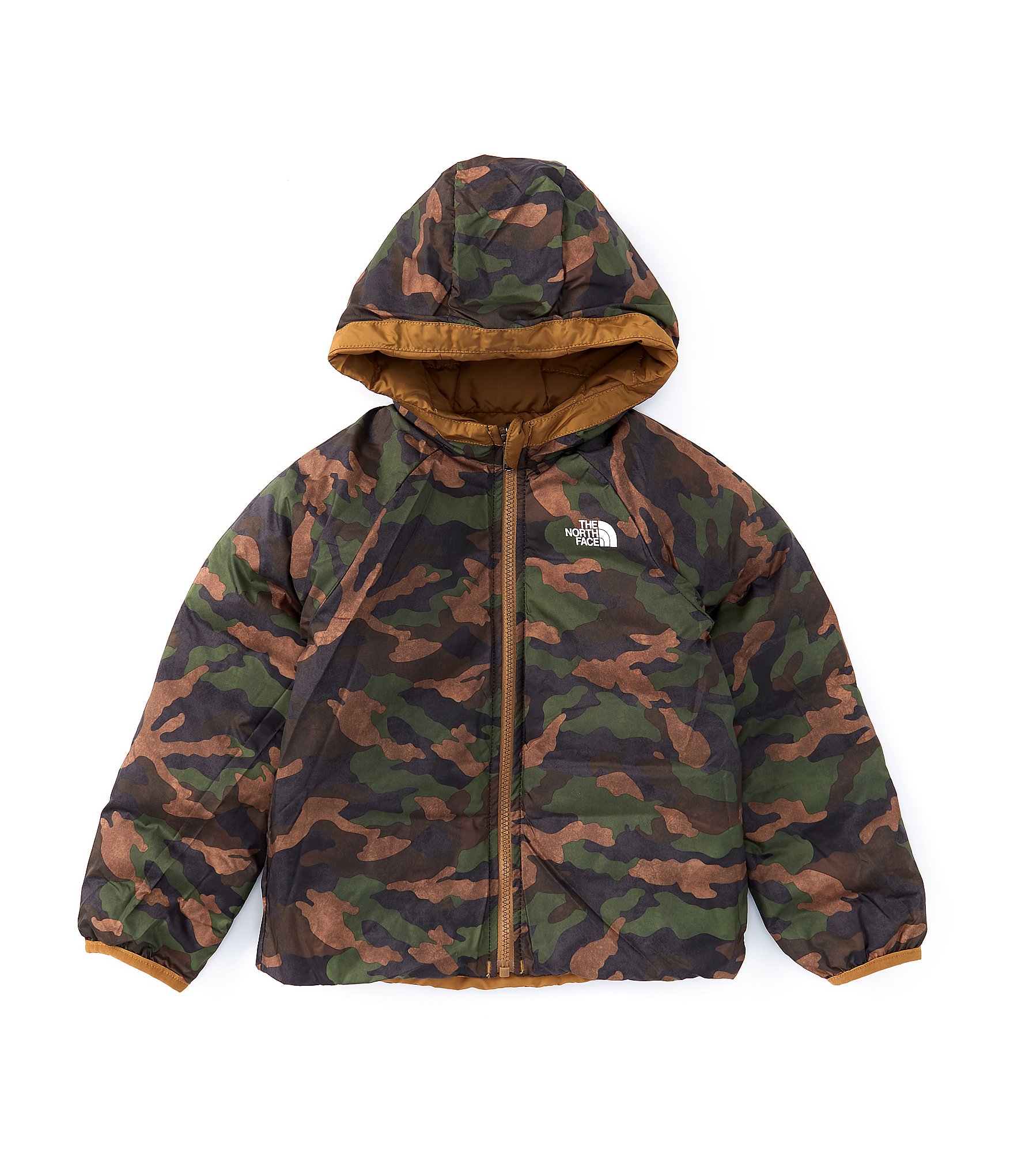 The North Face Little Boys 2T-7 Long Sleeve Reversible Perrito Hooded Jacket