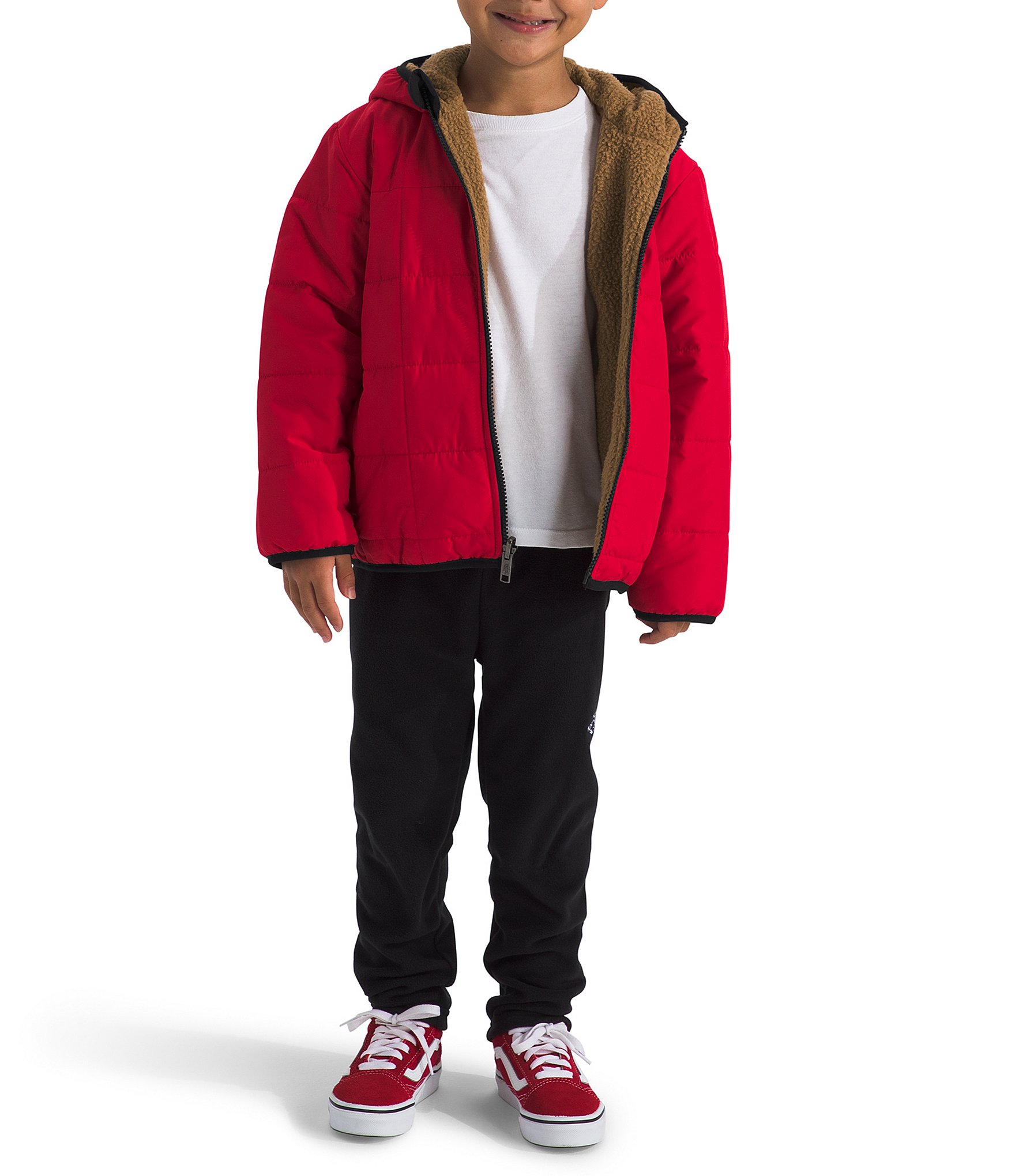 The North Face Little Boys 2T-7 Long Sleeve Reversible Shasta Full-Zip Hooded Jacket