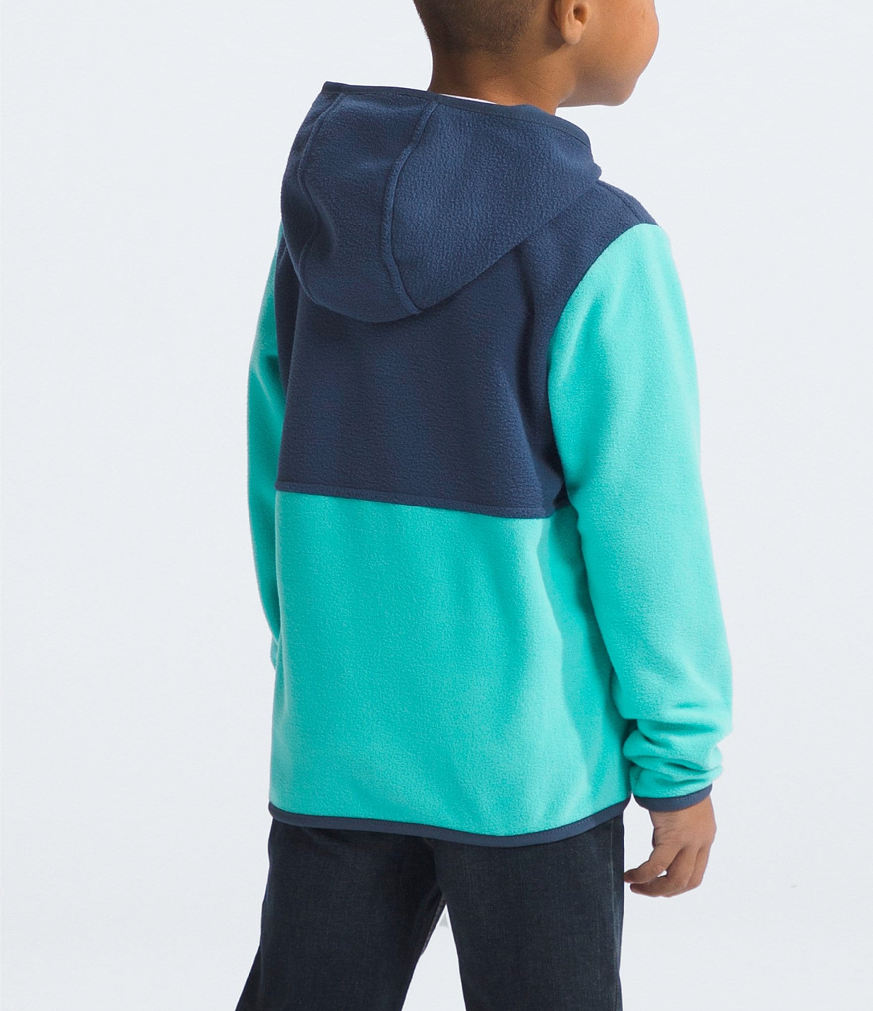 The North Face Little Kids 2T-7 Recycled Fleece Long Sleeve Glacier Full-Zip Hooded Jacket