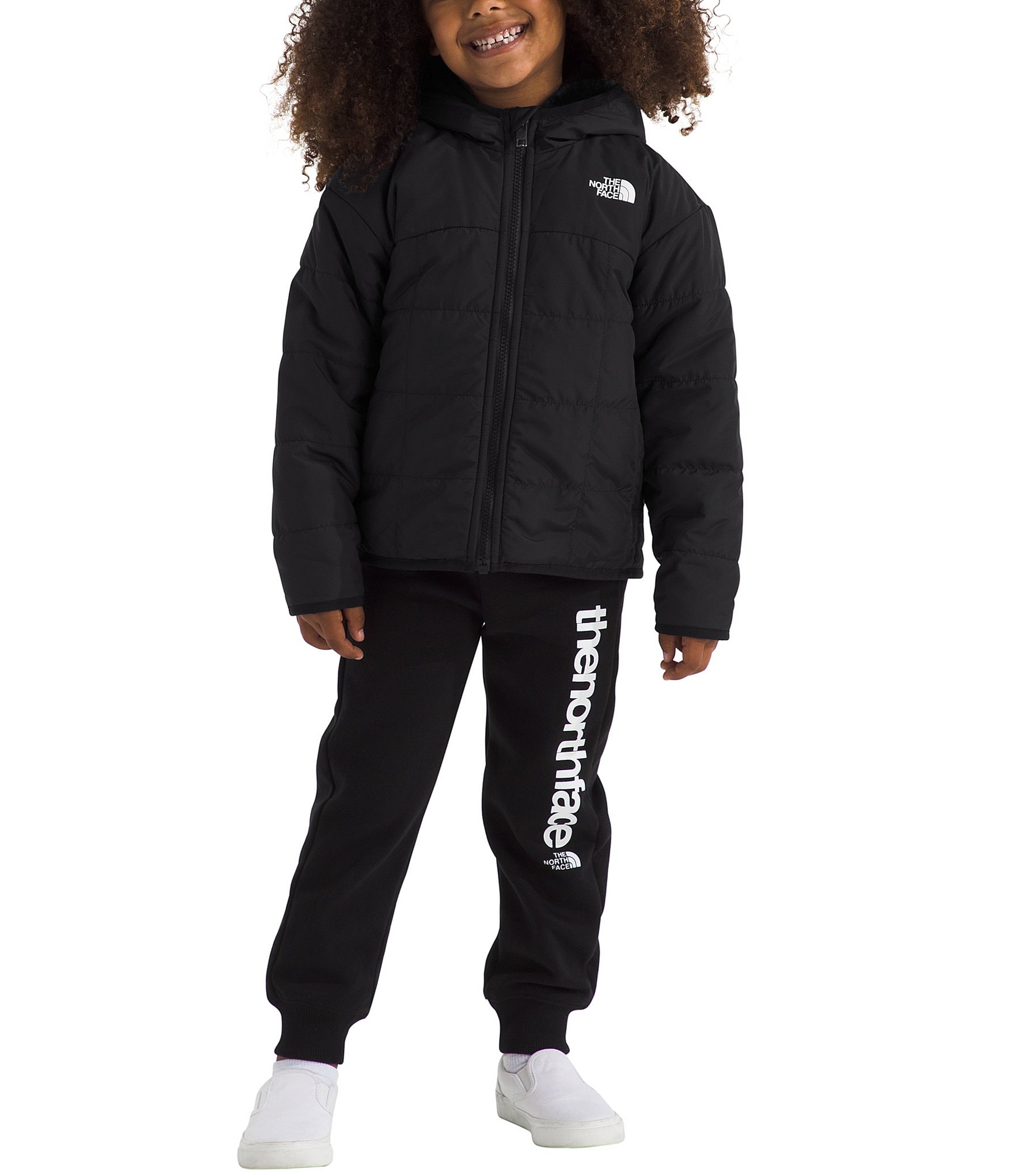 The North Face Little Girls 2T-7 Long Sleeve Reversible Shasta Full-Zip Hooded Jacket