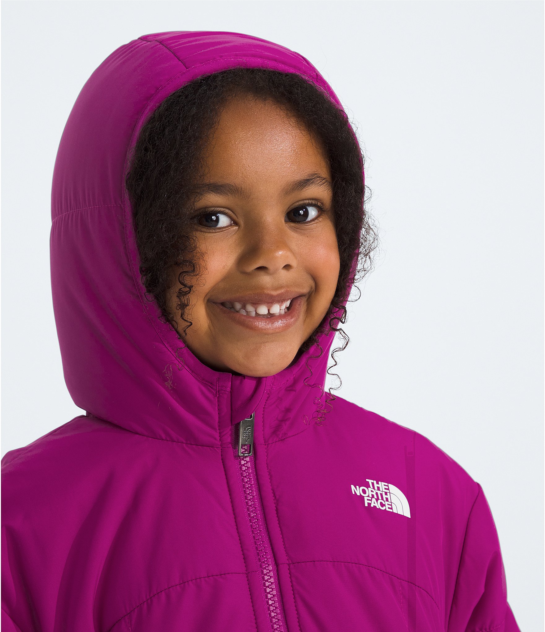 The North Face Little Girls 2T-7 Long Sleeve Reversible Shasta Full-Zip Hooded Jacket