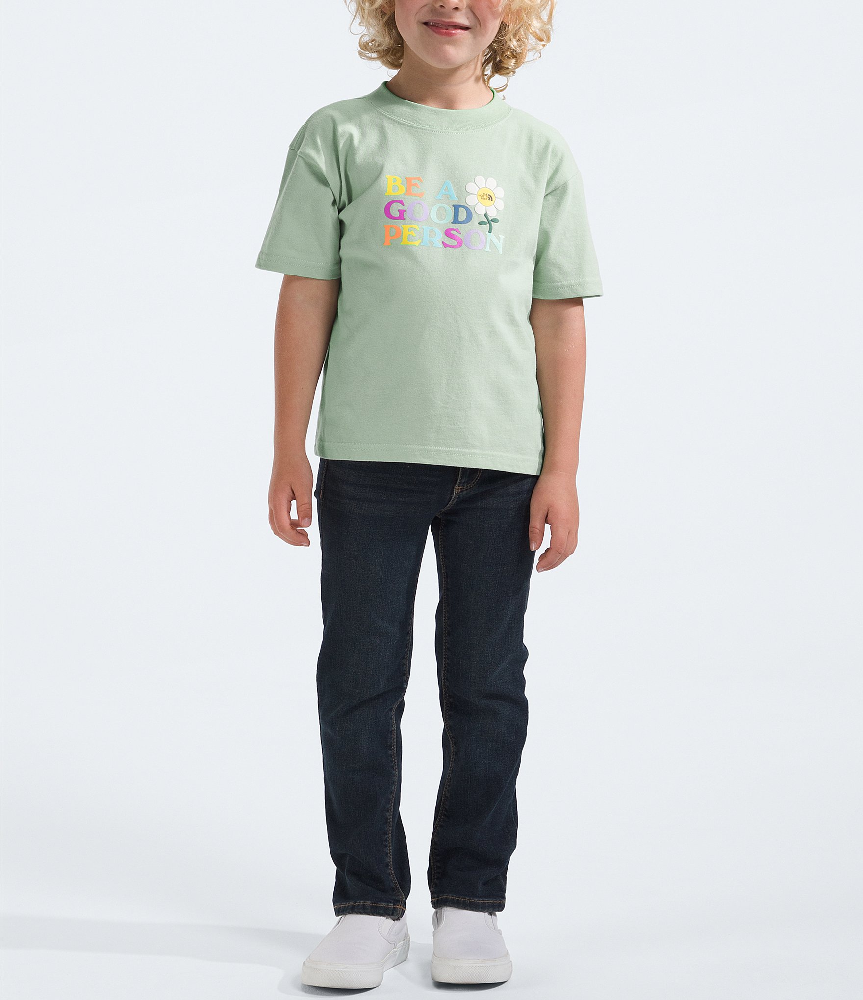 The North Face Little Girls 2T-7 Short Sleeve Graphic T-Shirt