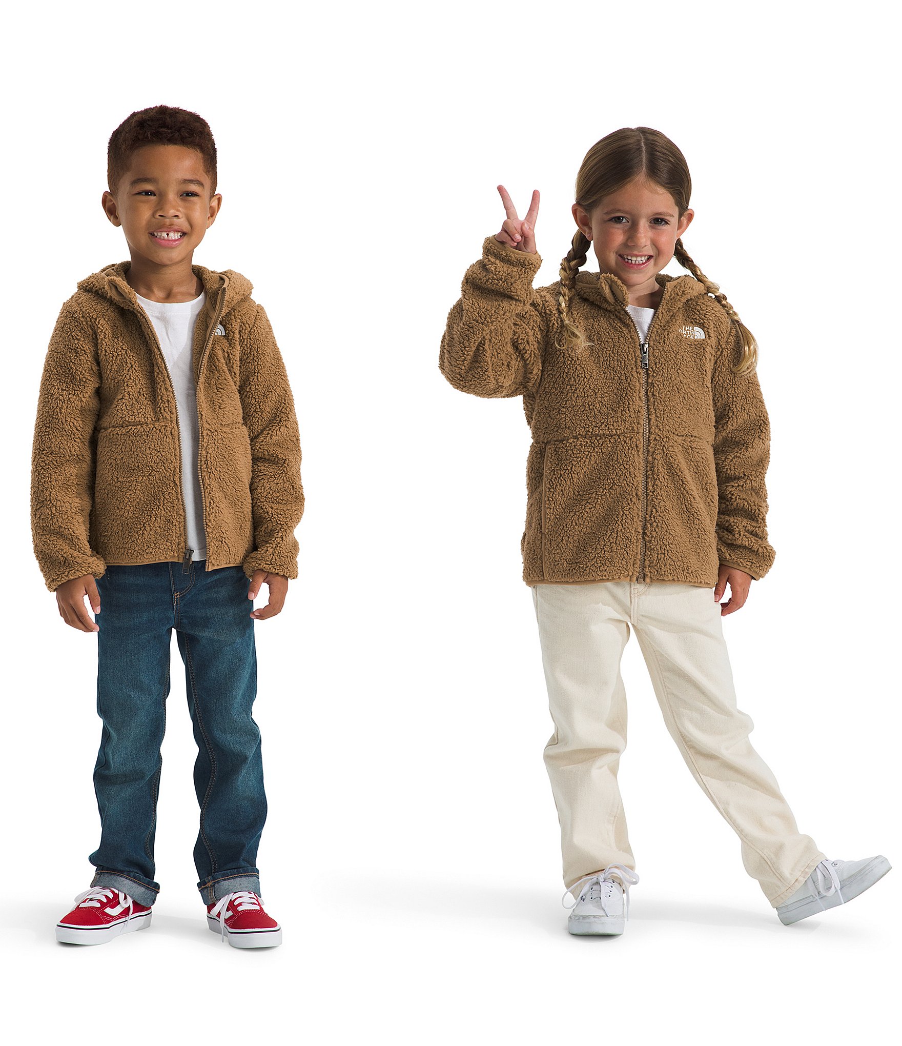 The North Face Little Kids 2T-7 Long Sleeve Campshire Full-Zip Hoodie Jacket