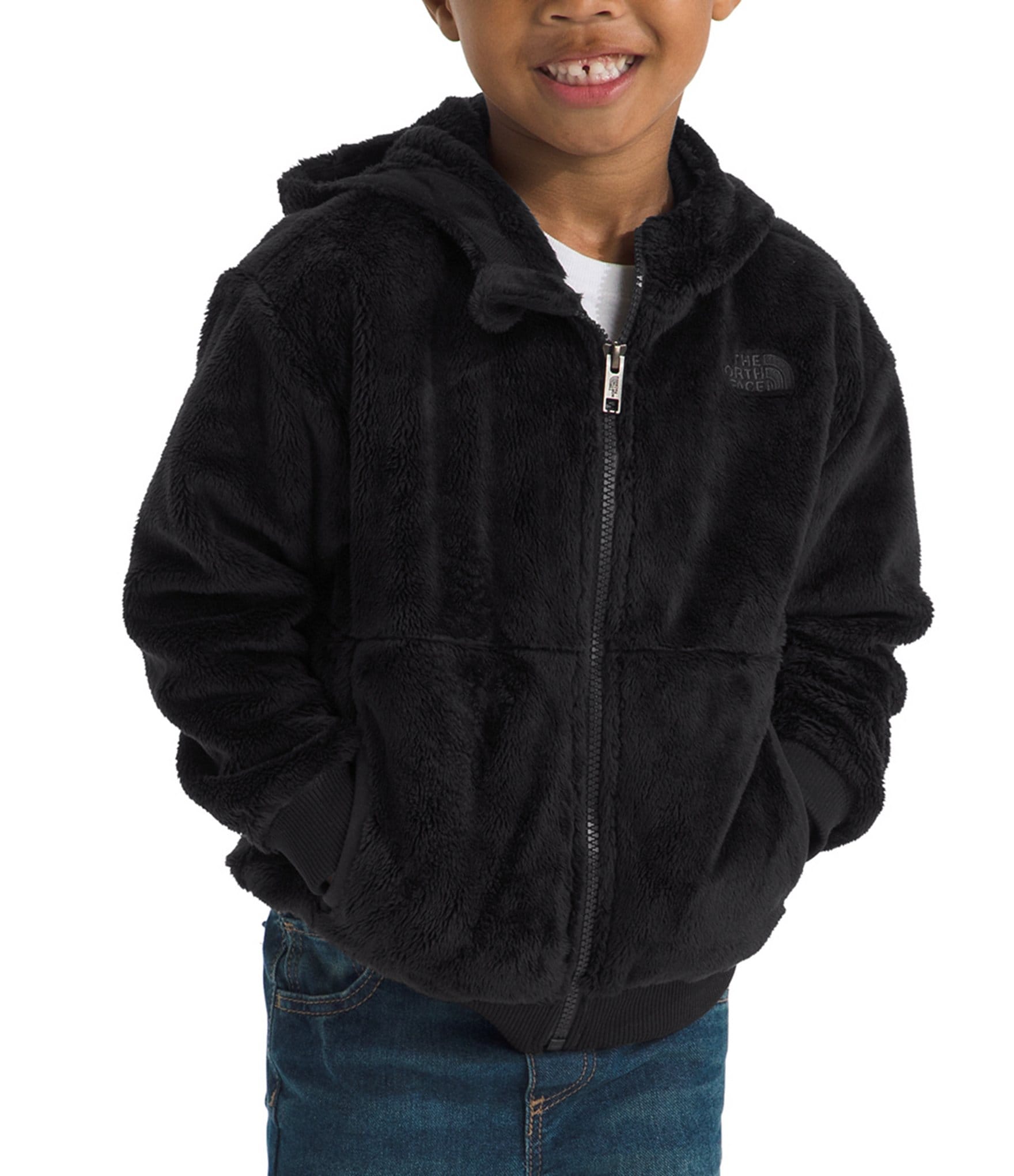 The North Face Little Kids 2T-7 Long Sleeve Osito Full-Zip Pullover Hoodie Jacket