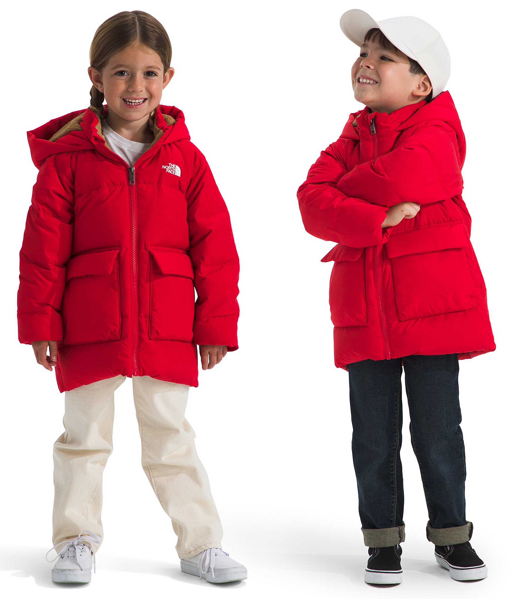 The North Face Little Kids 2T-7 North Down Fleece-Lined Parka