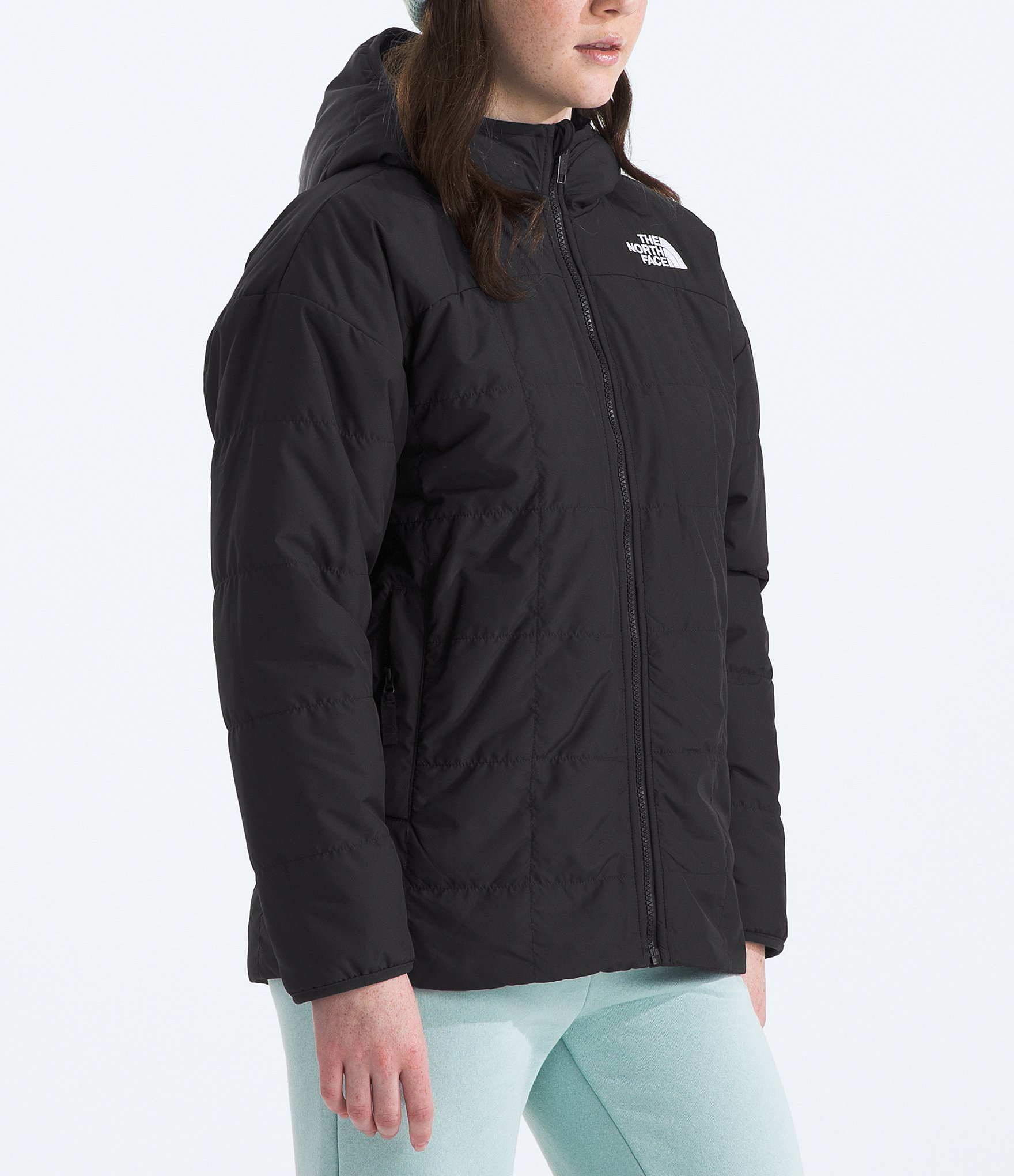 The North Face Little/Big 6-16 Girls Long Sleeve Reversible Shasta Short Parka Jacket