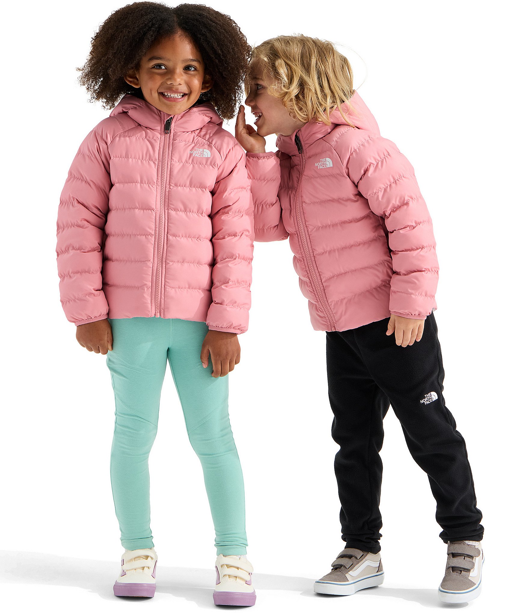 The North Face Little Kids Long Sleeve Reversible Perrito Hooded Ski Jacket
