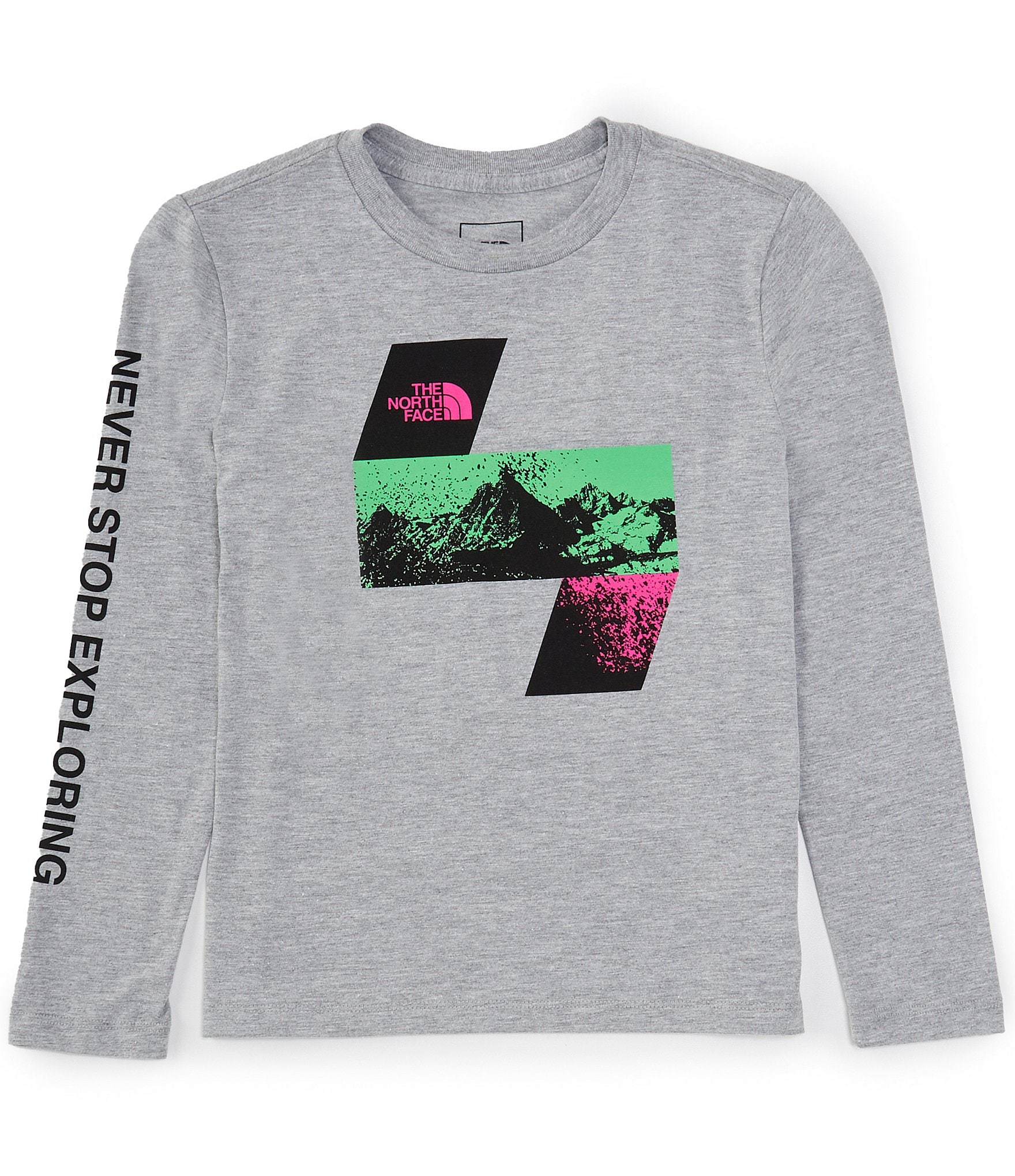 The North Face Little/Big Boys 6-16 Long Sleeve Graphic T-Shirt | Dillard's