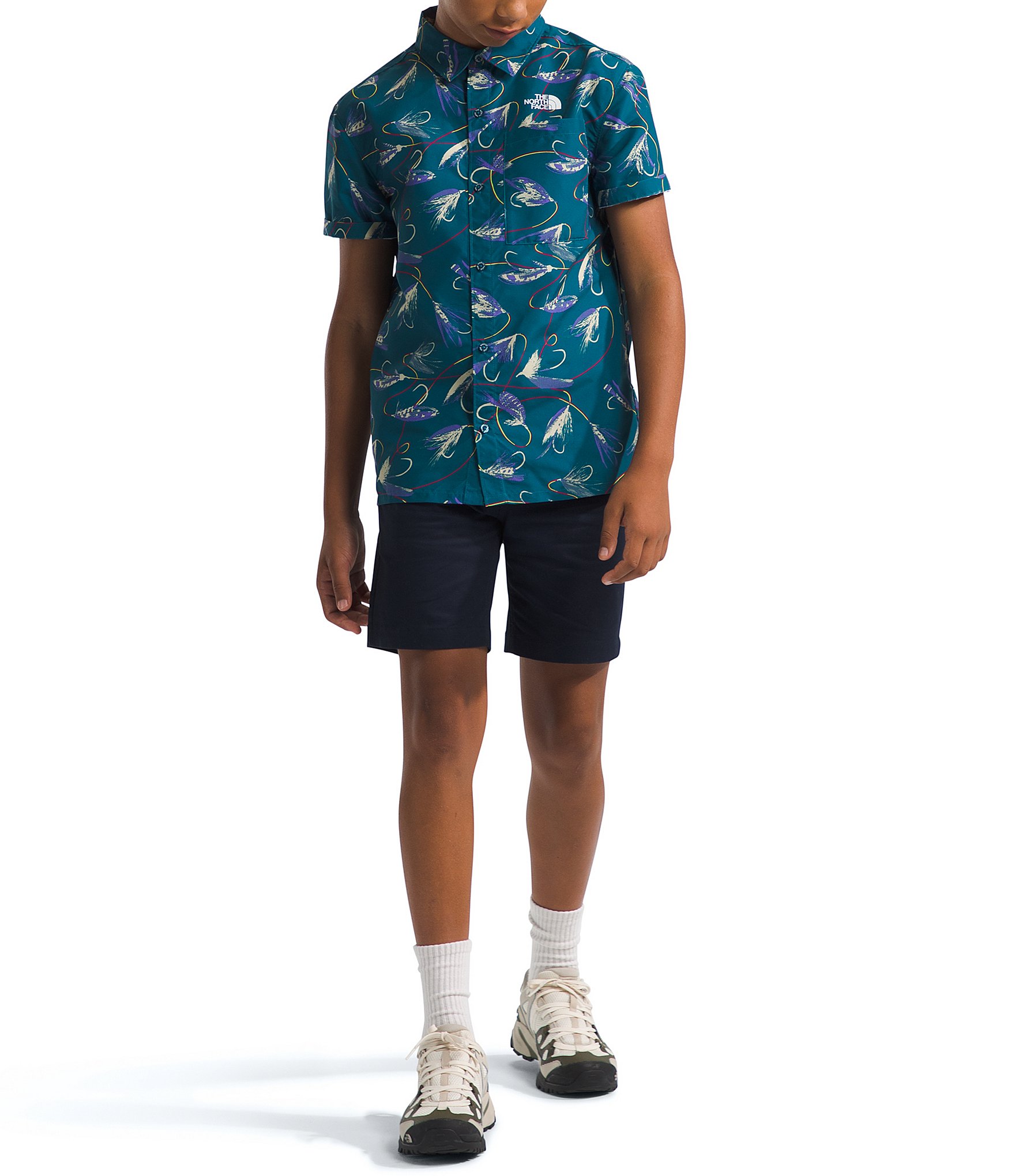 The North Face Little/Big Boys 6-16 Short Sleeve Amphibious Woven Shirt