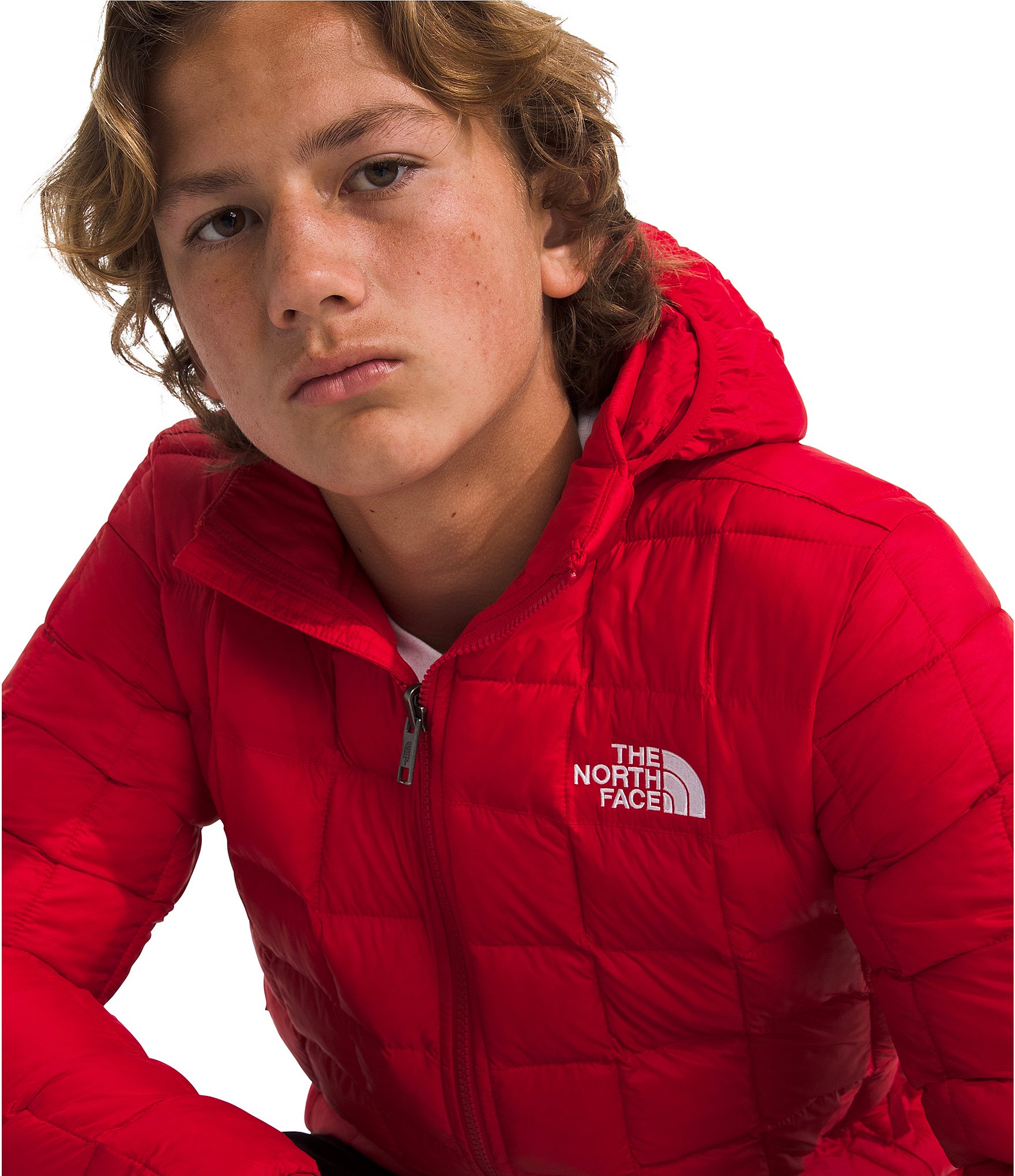 The North Face Little/Big Boys 6-18 Long Sleeve Lightweight ThermoBall Hooded Jacket