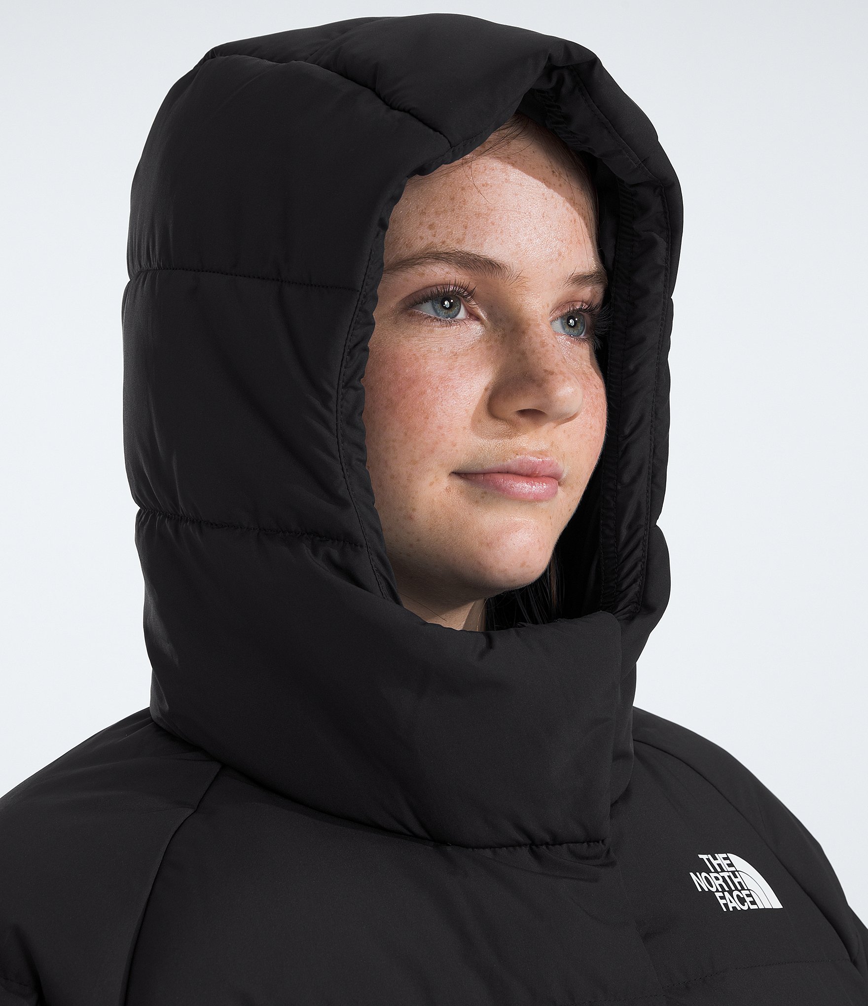 The North Face Little/Big Girl North Down Hooded Ski Jacket