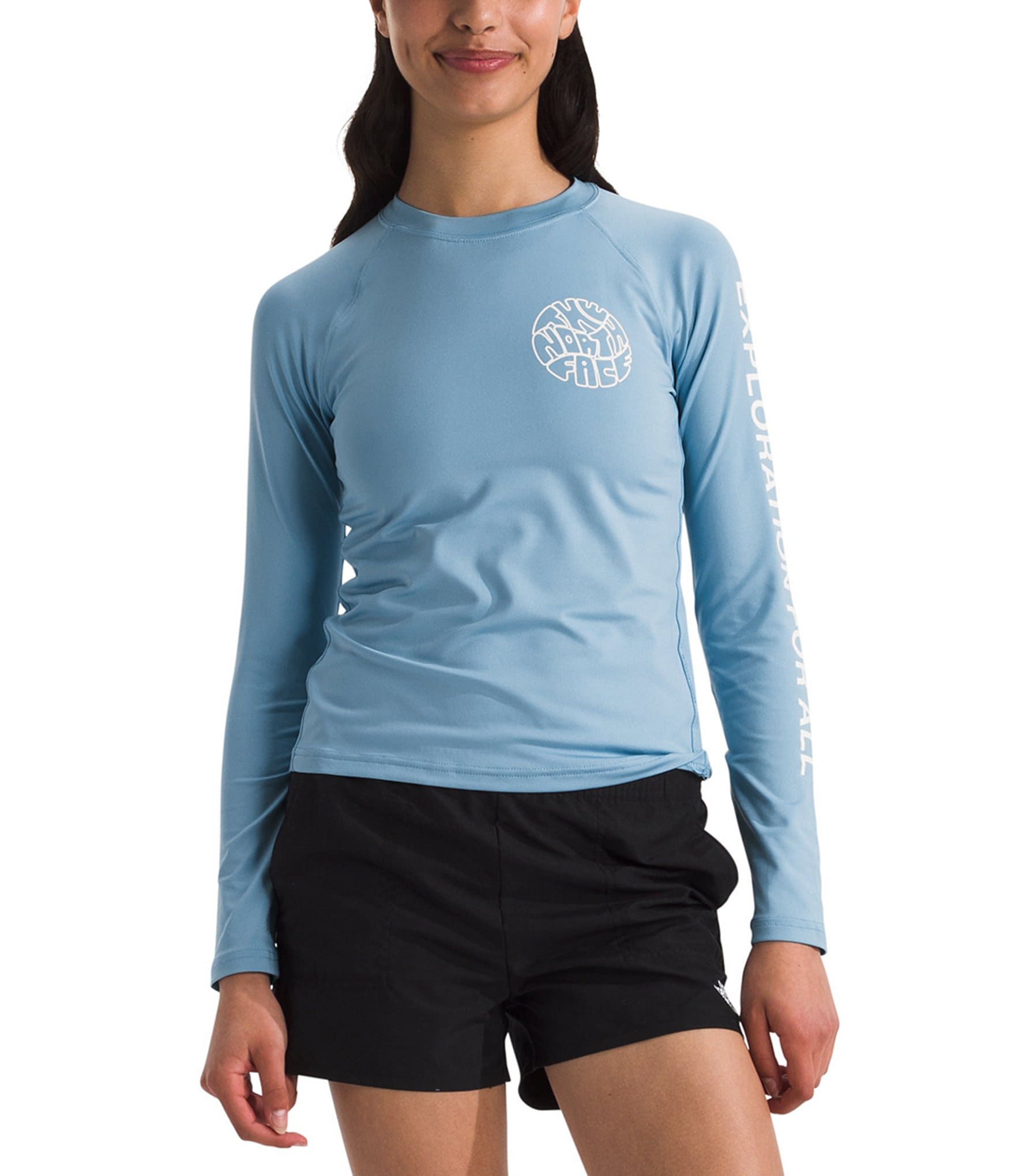 The North Face Little/Big Girls 6-16 Long Sleeve Amphibious Sun T-Shirt