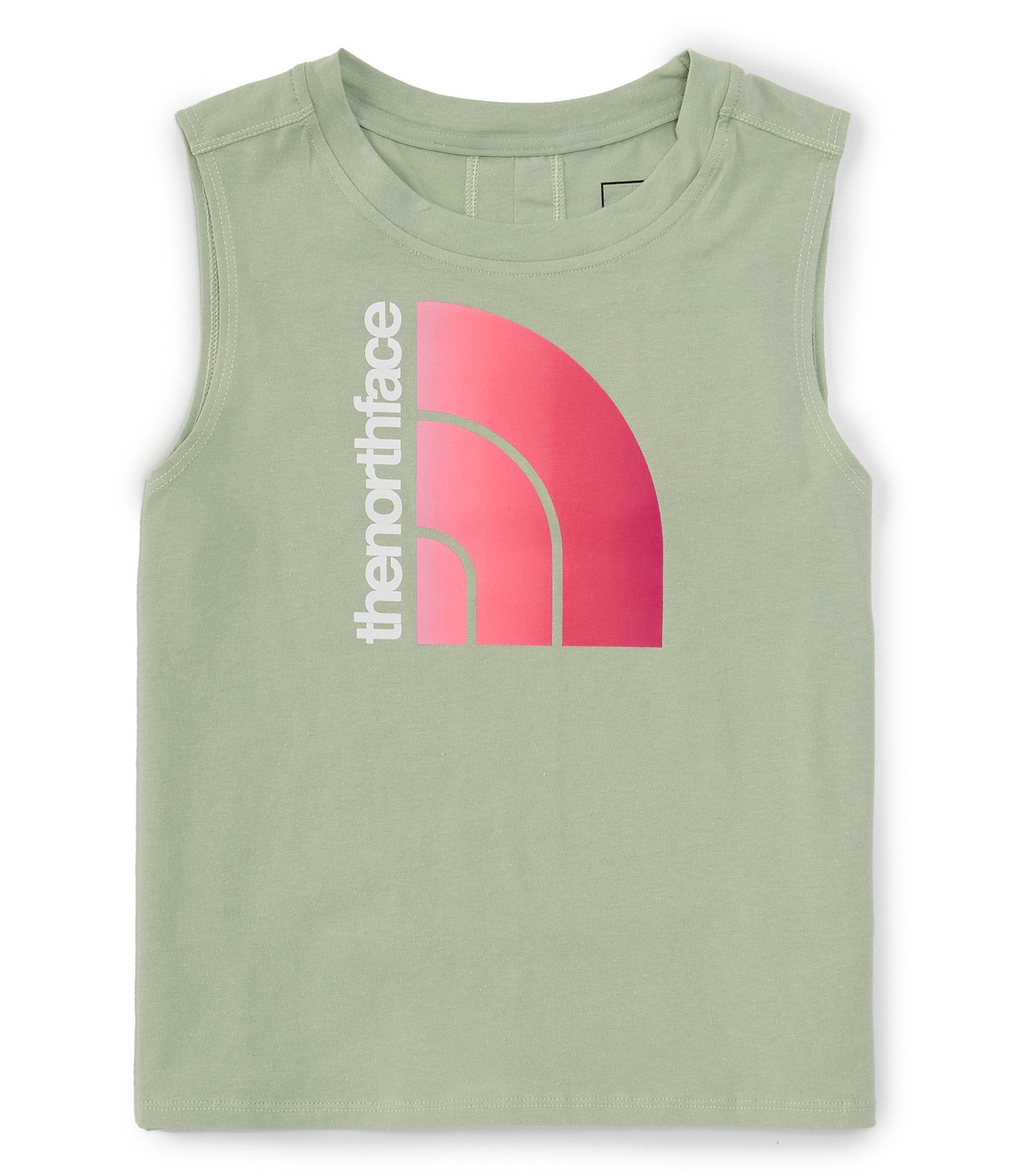 The North Face Little/Big Girls 6-16 Sleeveless Mint Dome Logo Tank