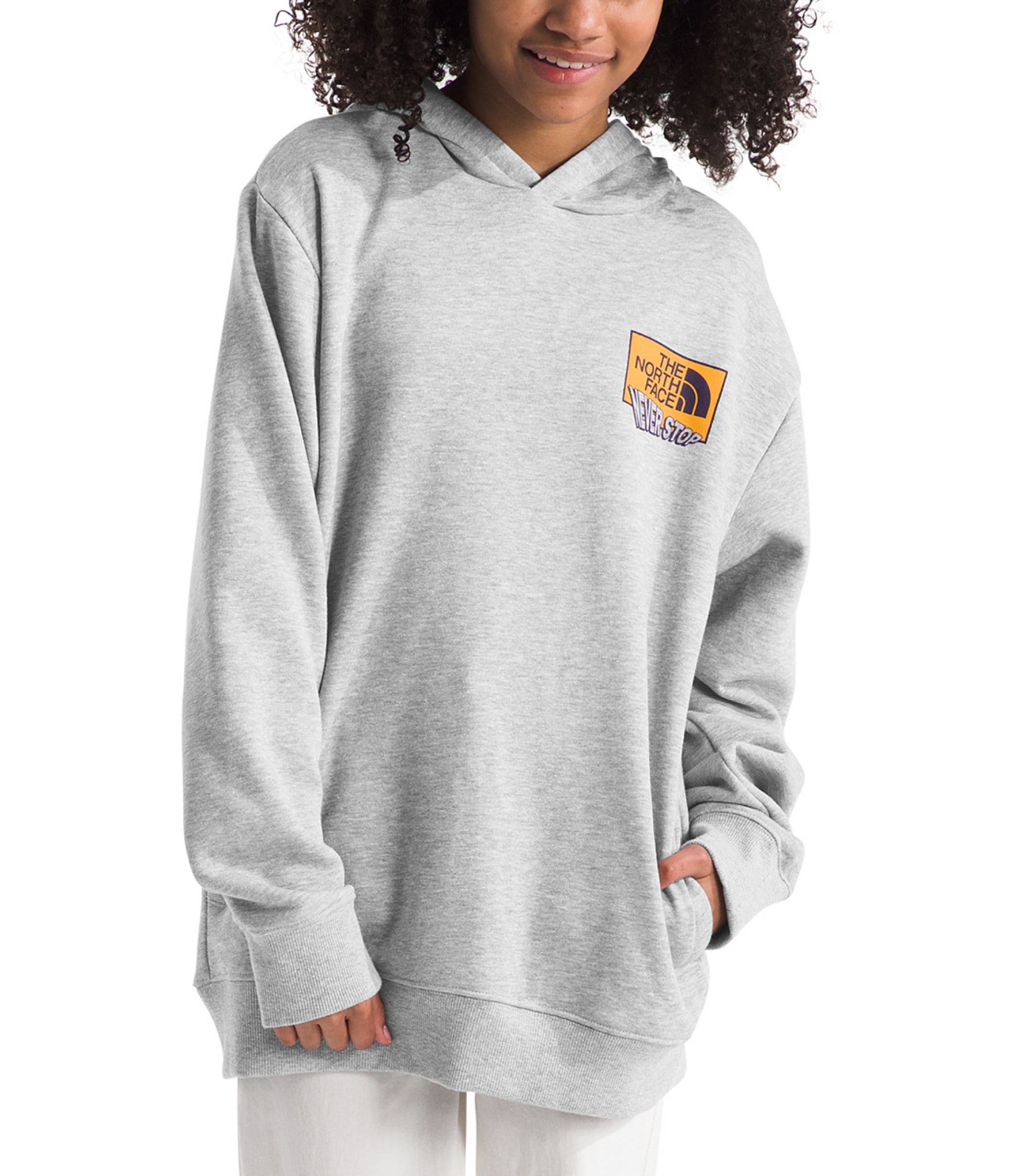 The North Face Little/Big Kids 6-18 Long Sleeve Graphic Fleece Pullover Hoodie