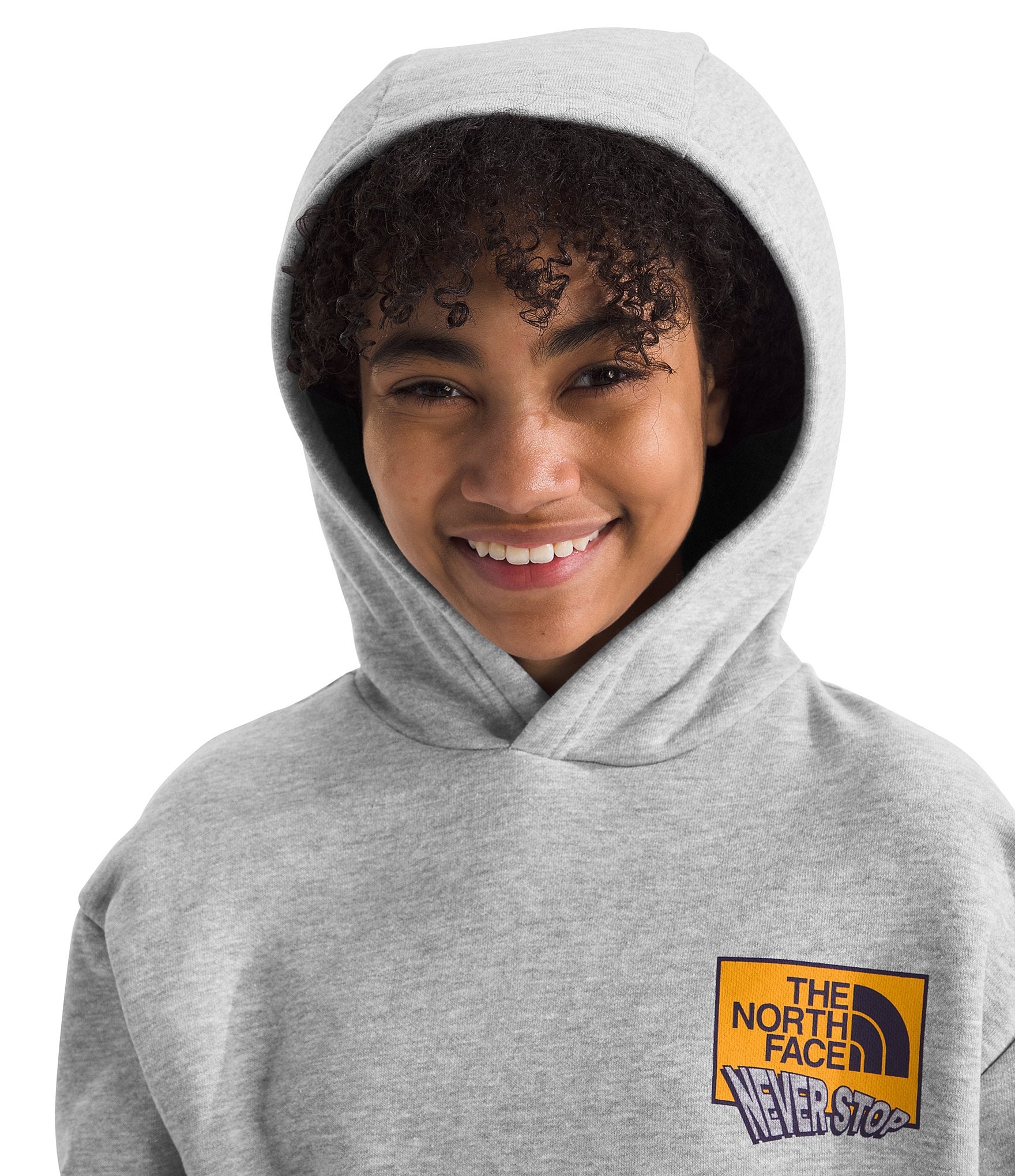 The North Face Little/Big Kids 6-18 Long Sleeve Graphic Fleece Pullover Hoodie