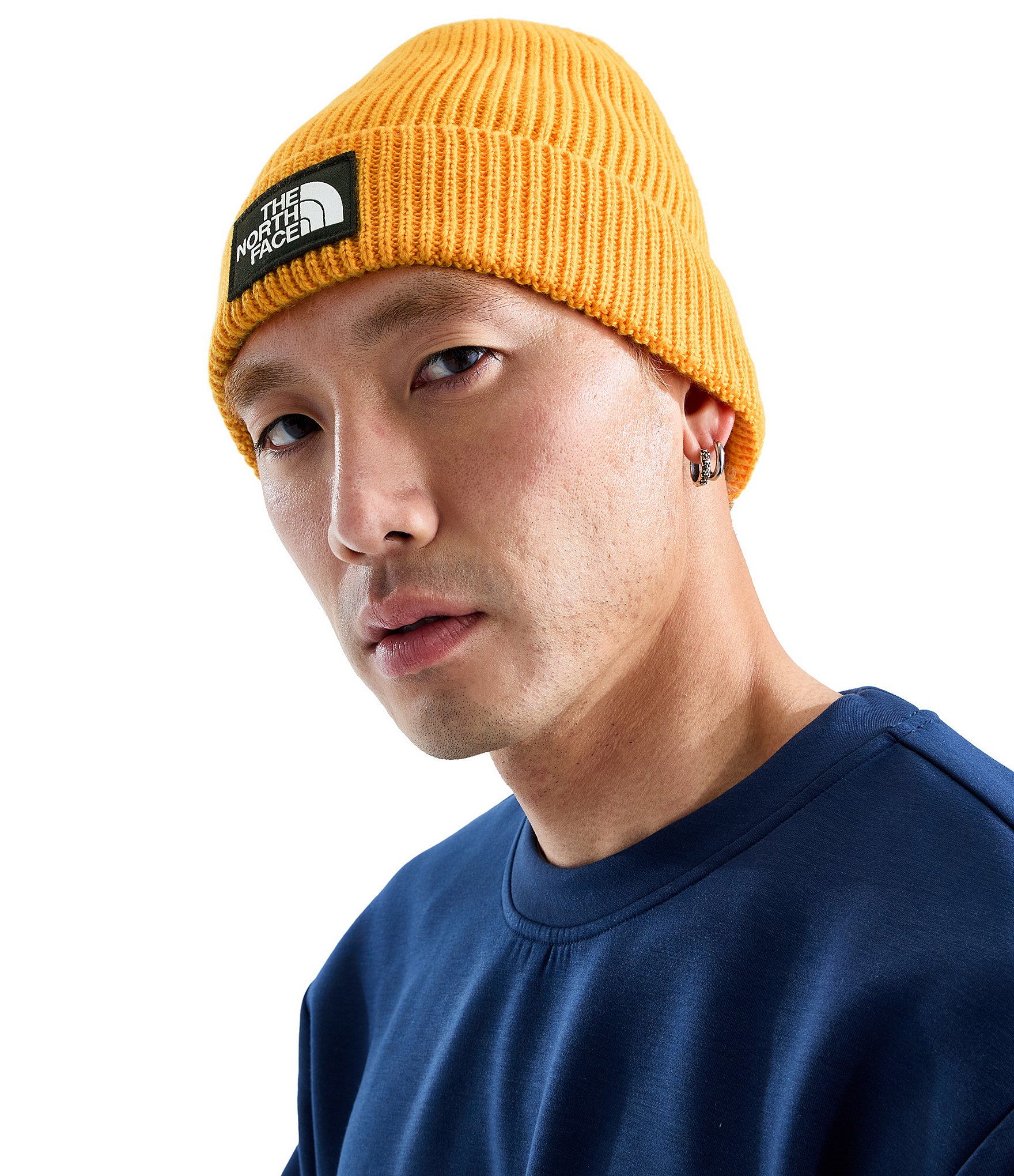 The North Face Logo Box Cuffed Beanie