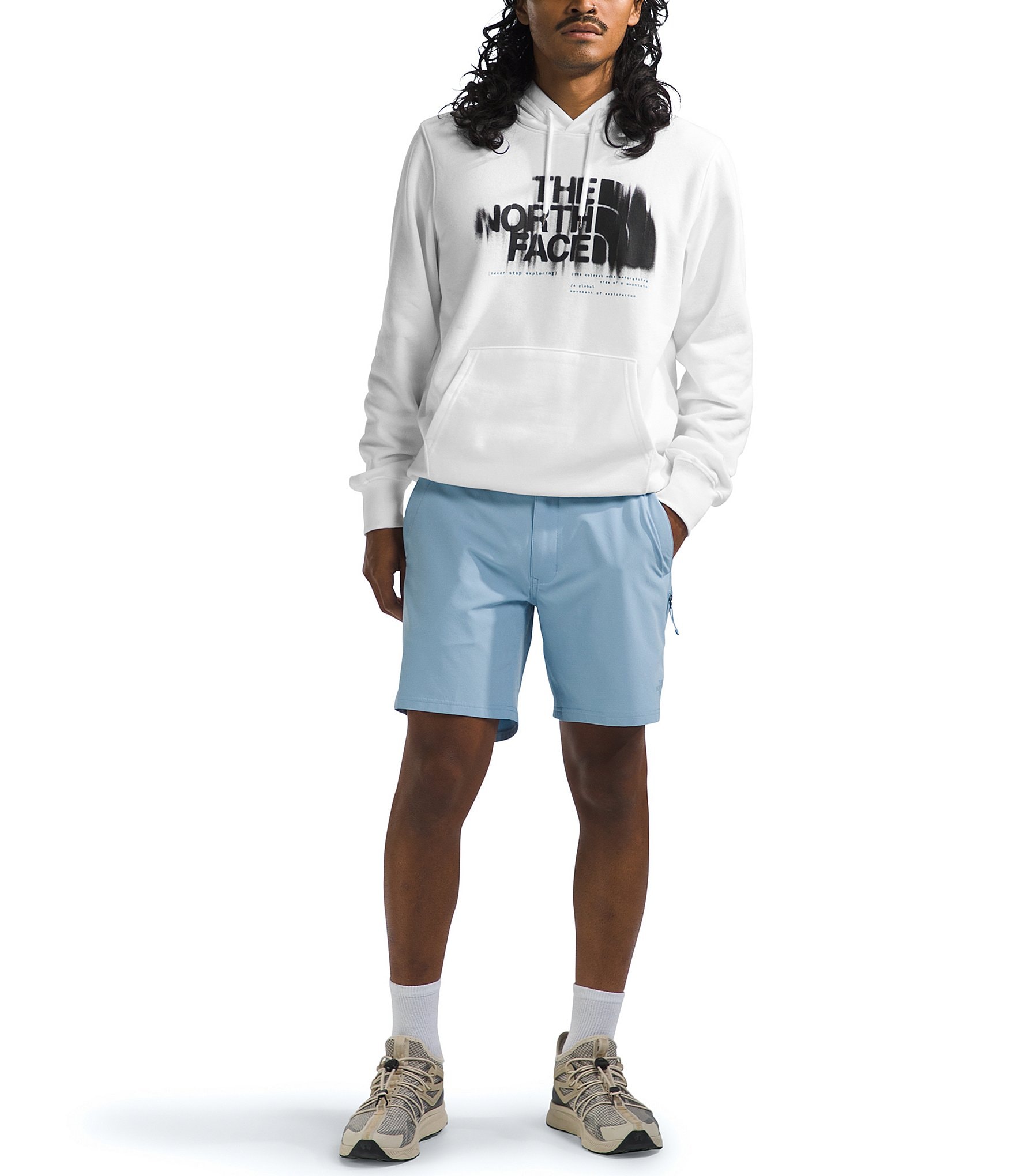 The North Face Long Sleeve Brand Proud Fleece Hoodie