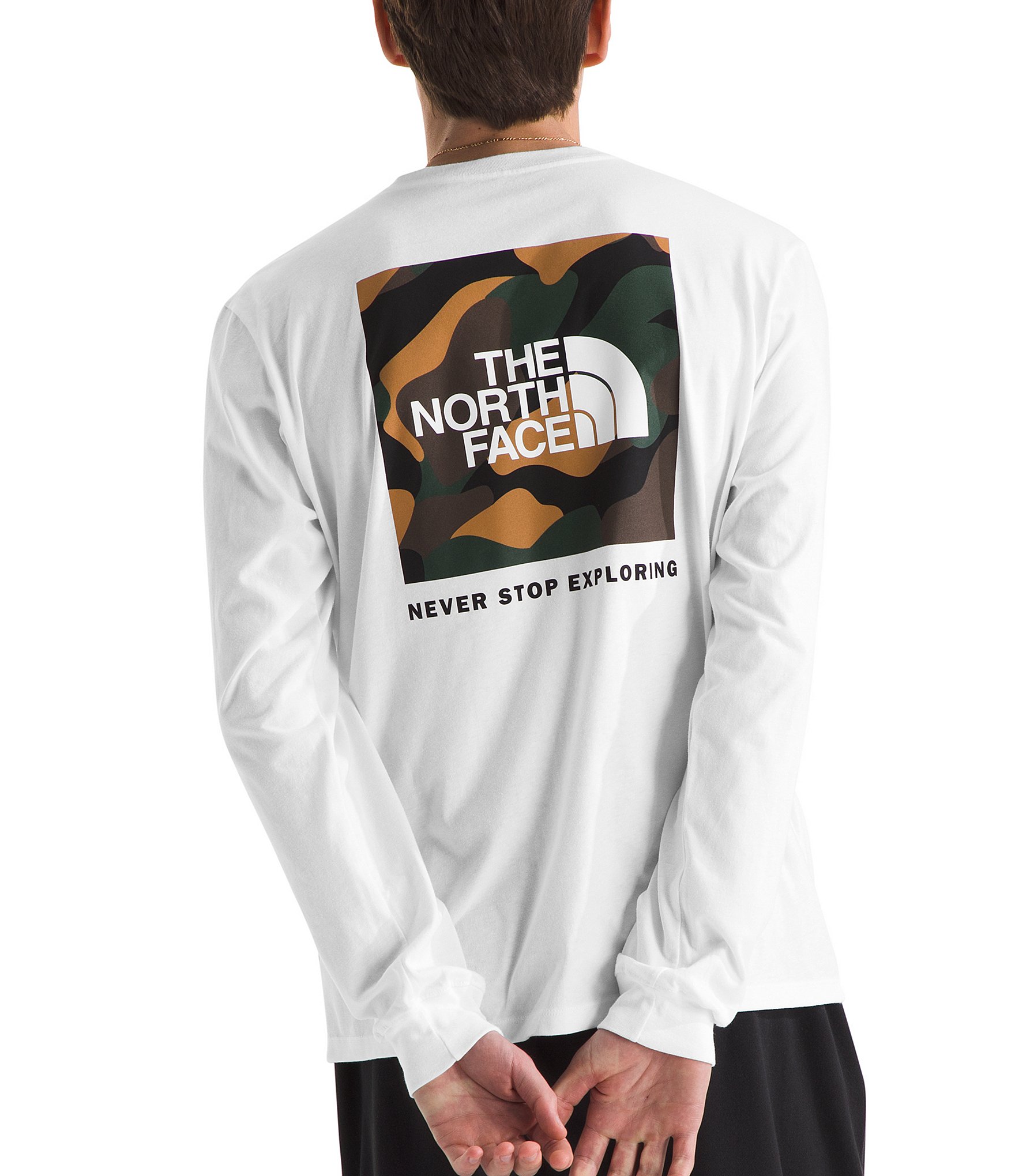 The North Face Long Sleeve Brand Proud Graphic T Shirt The Shops at Willow Bend