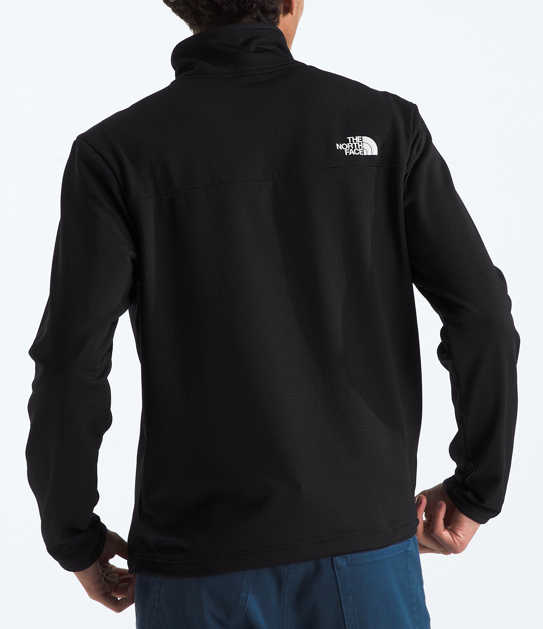 The North Face Long Sleeve Cedar Trail Grid Fleece Pullover