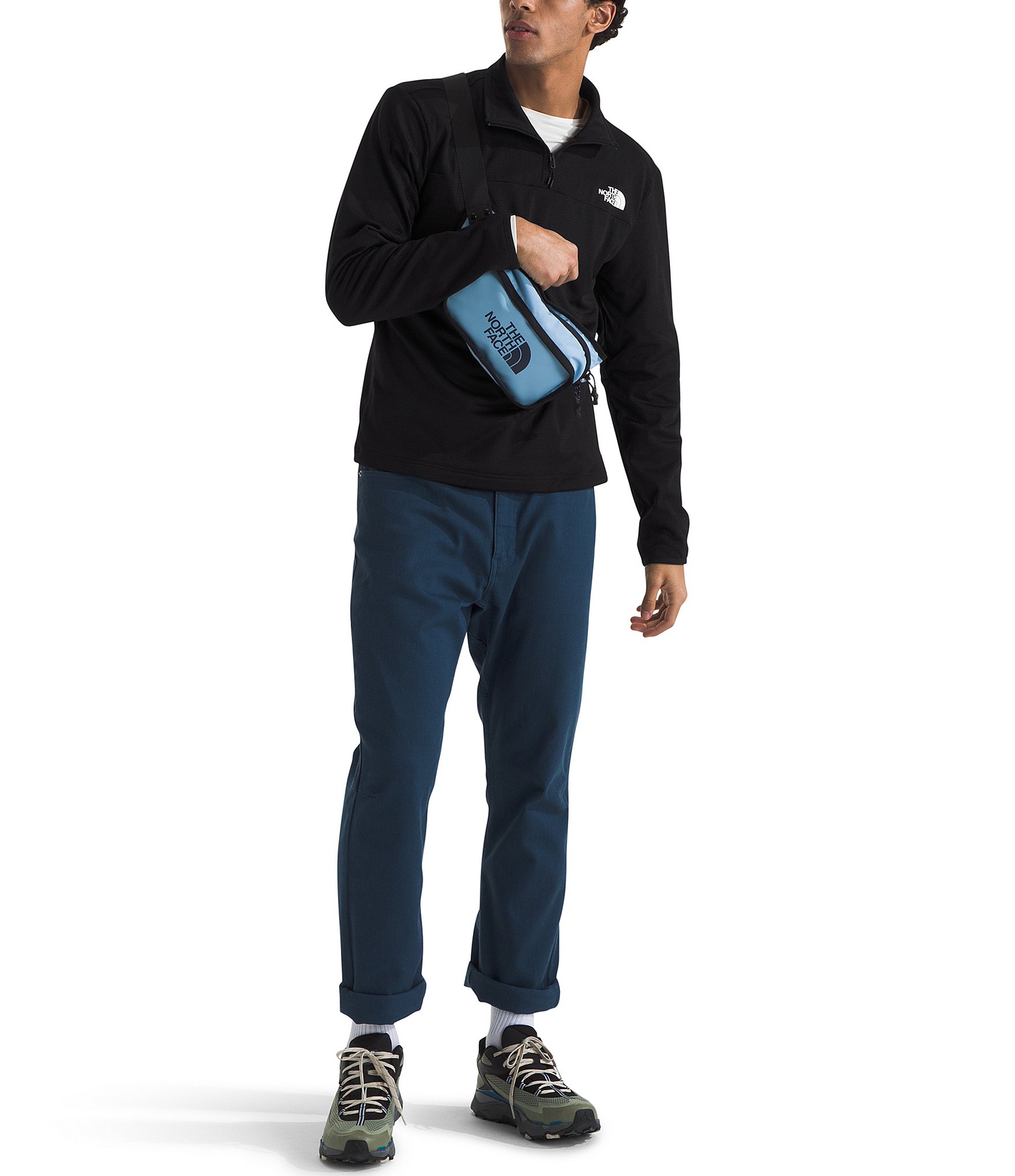 The North Face Long Sleeve Cedar Trail Grid Fleece Pullover