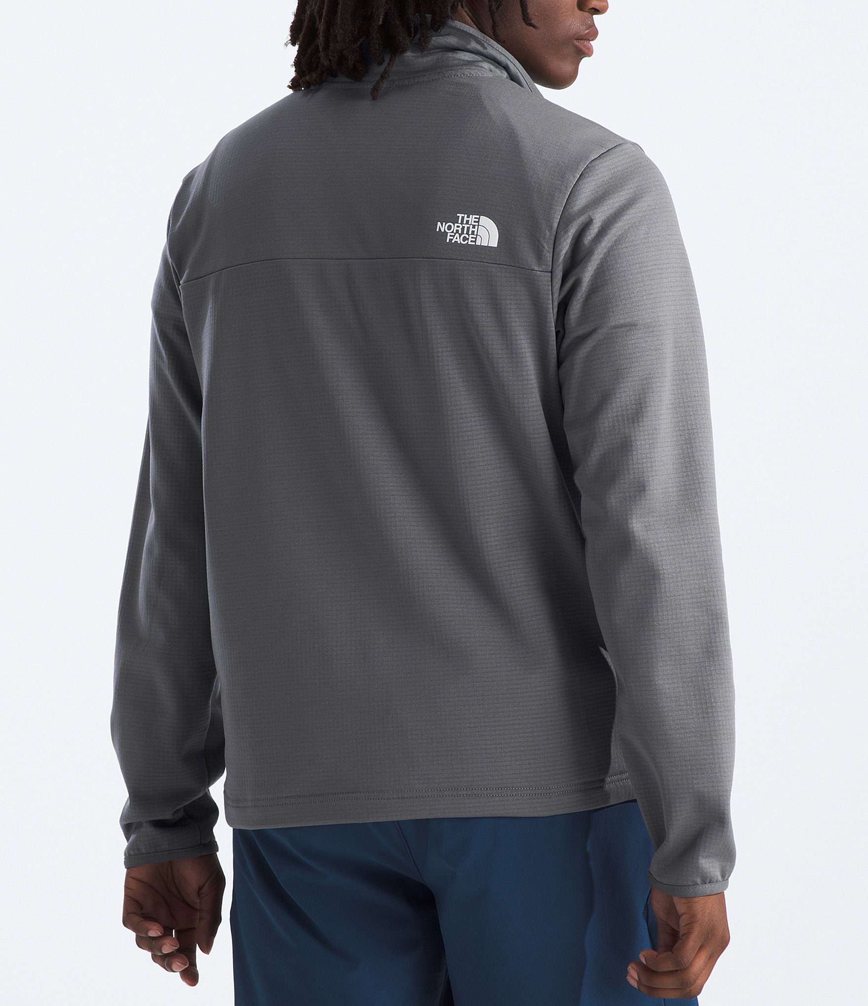 The North Face Long Sleeve Cedar Trail Grid Fleece Pullover