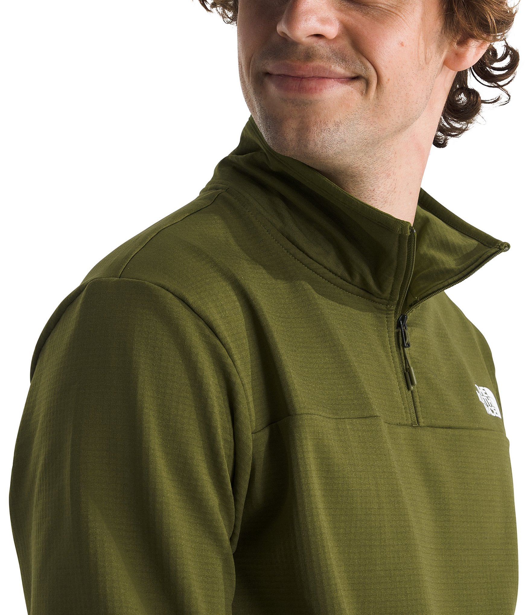 The North Face Long Sleeve Cedar Trail Grid Fleece Pullover