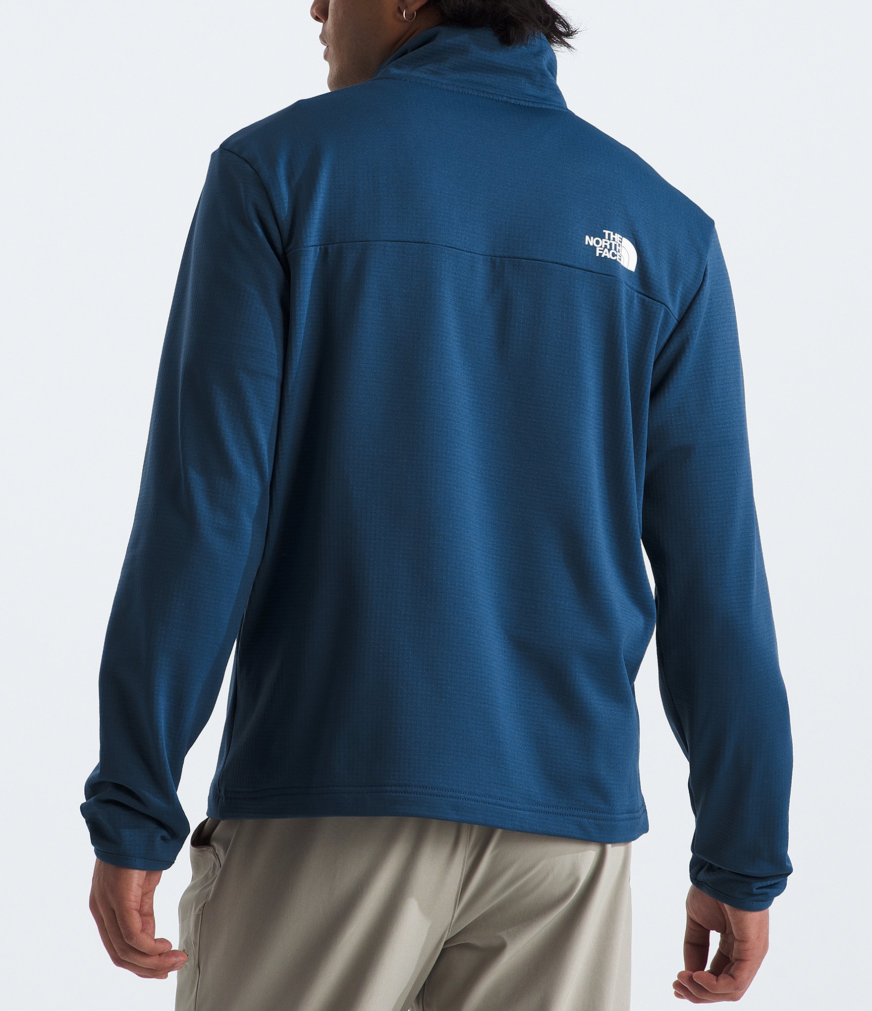 The North Face Long Sleeve Cedar Trail Grid Fleece Pullover